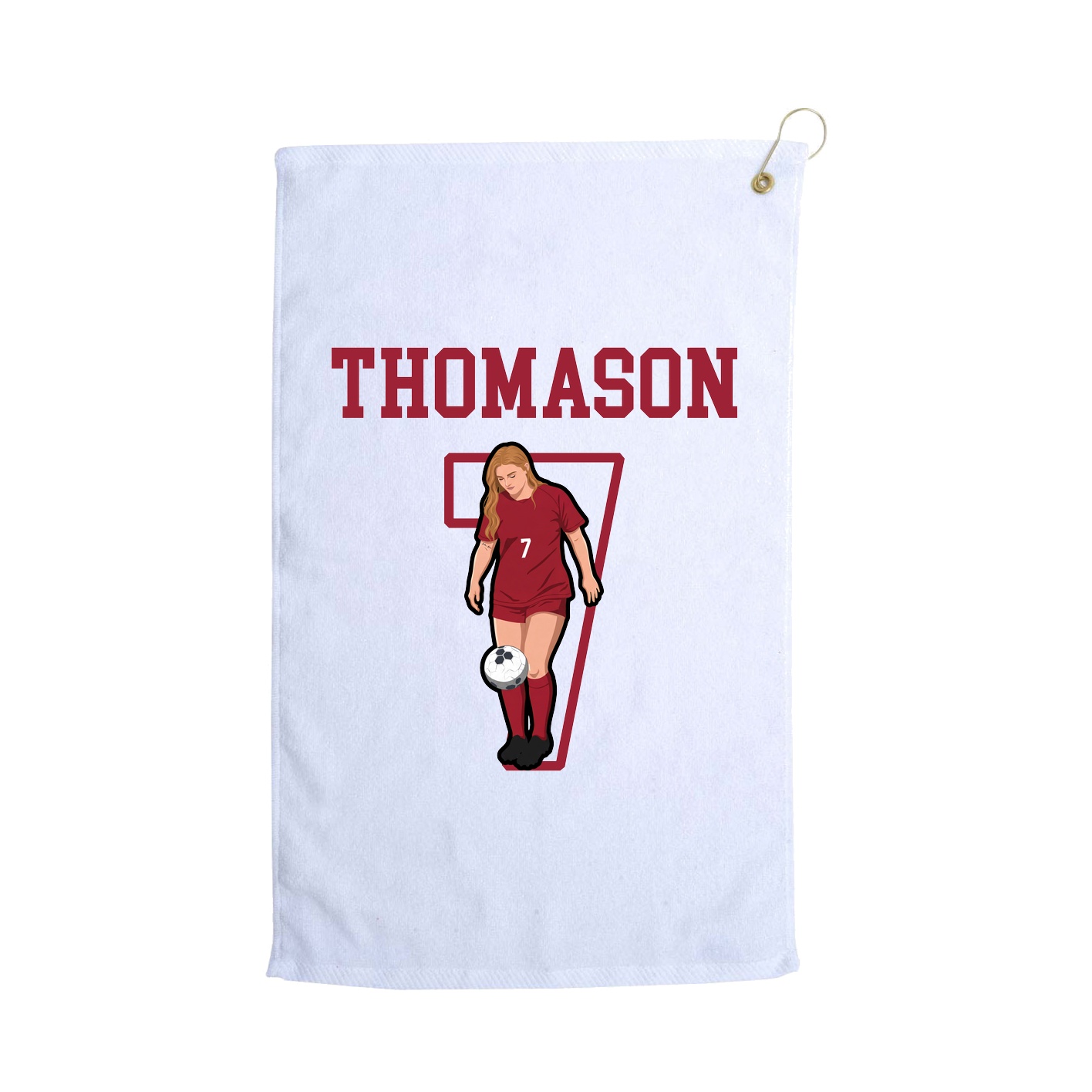Golf Towel — Shirsey in White