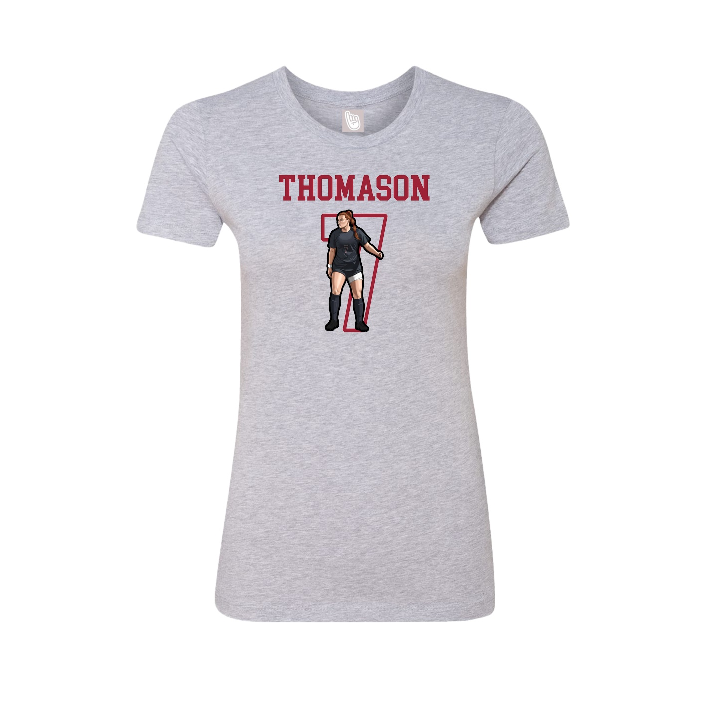 Fitted Women's Tee — Shirsey in Grey