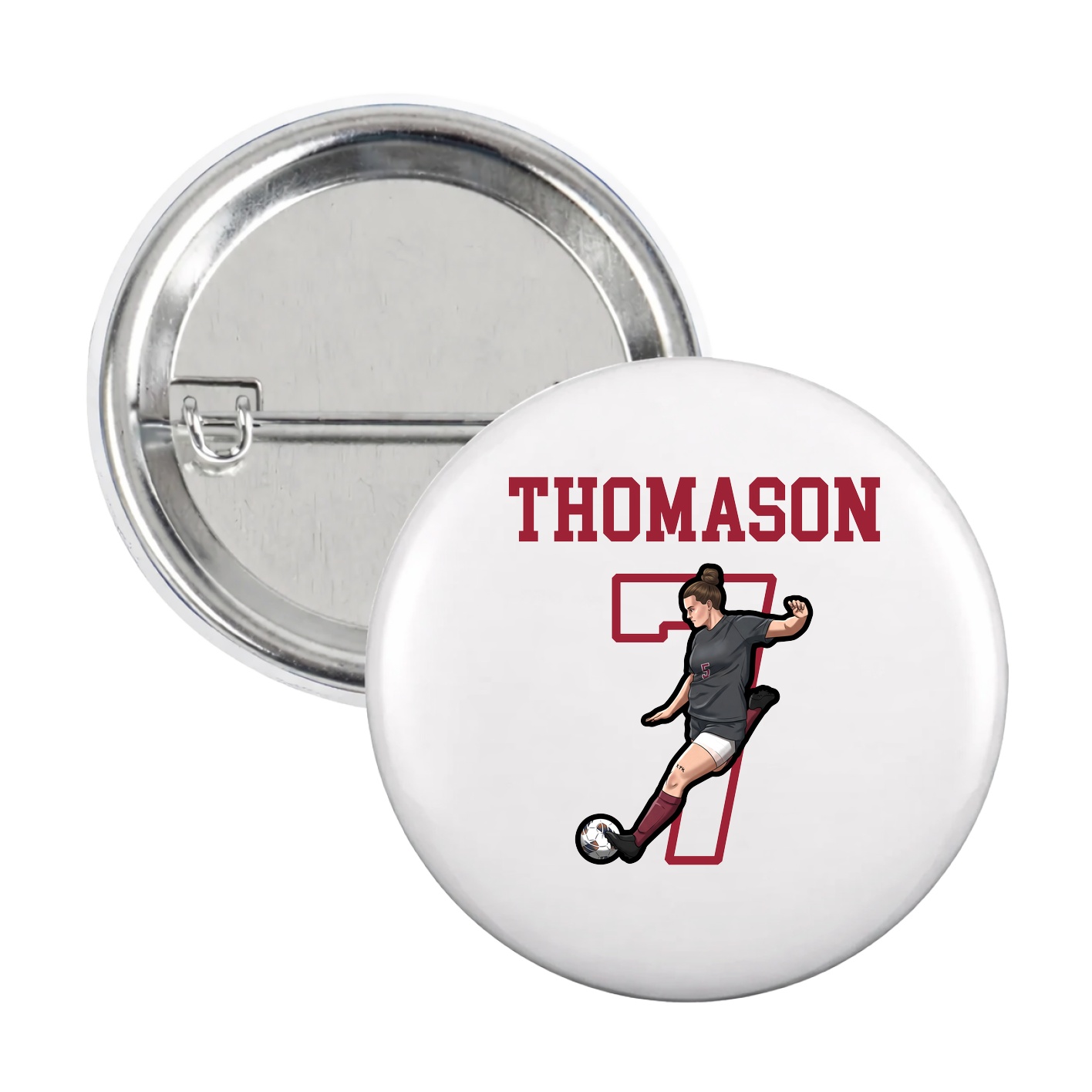Game Day Button — Shirsey in White