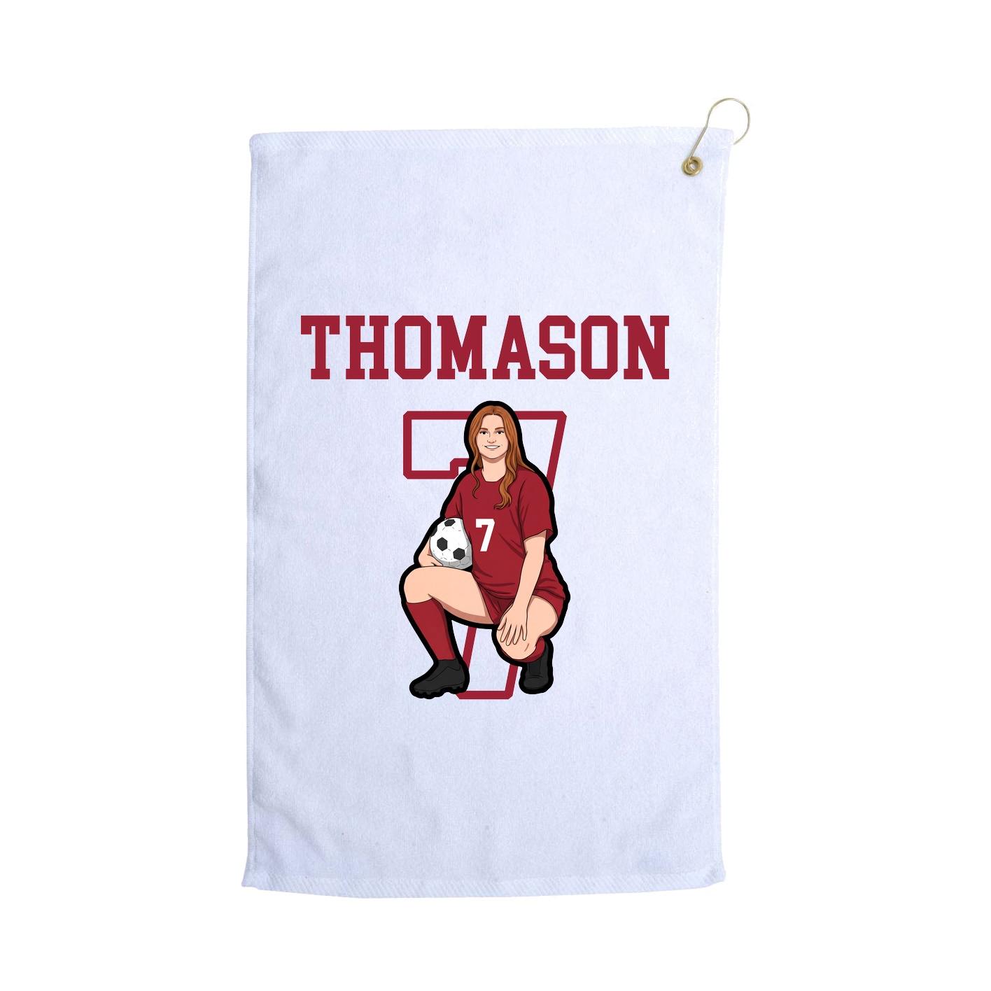 Golf Towel — Shirsey in White