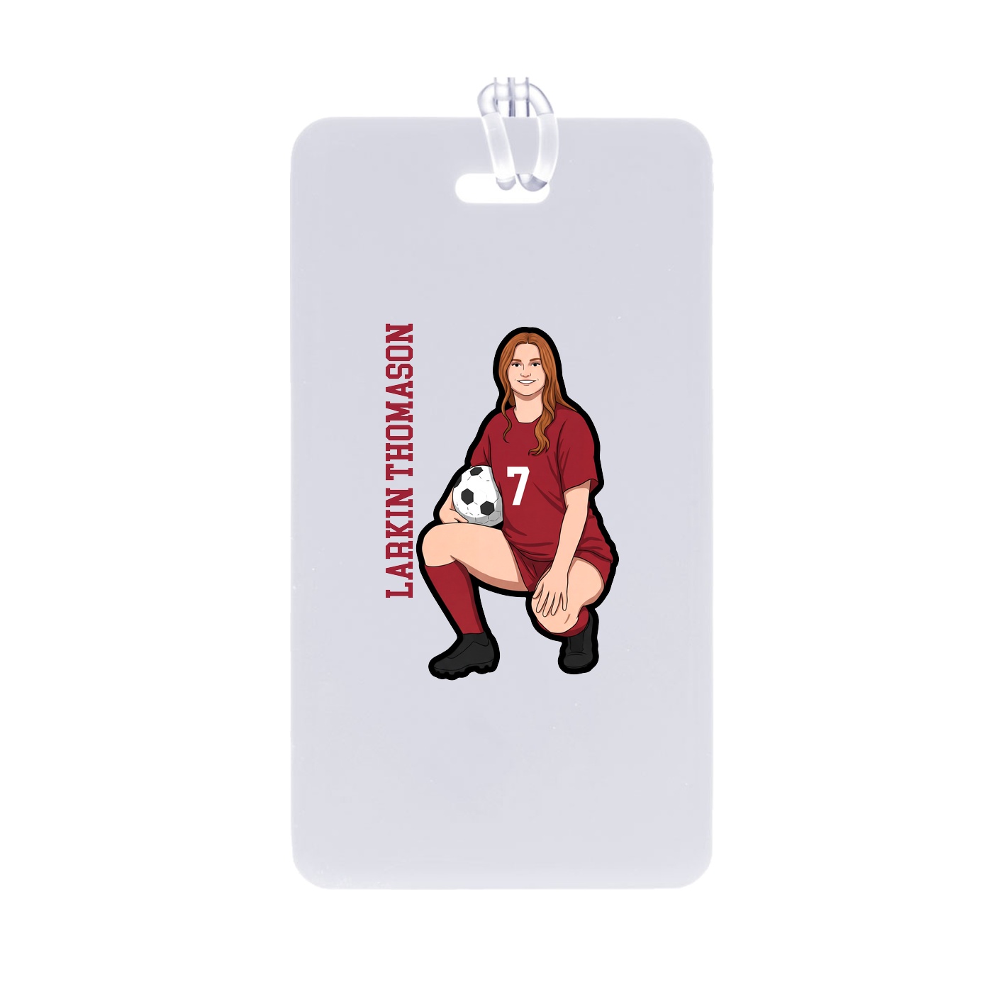 Bag Tag — Name Vertical in Classic