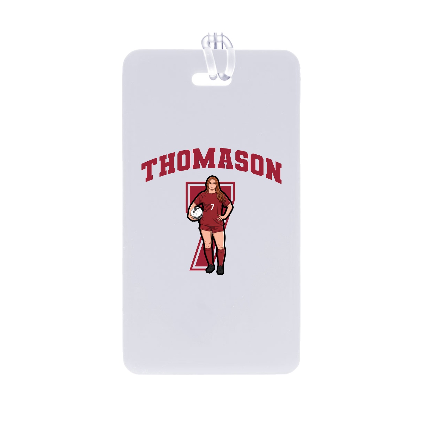 Bag Tag — Number in Classic