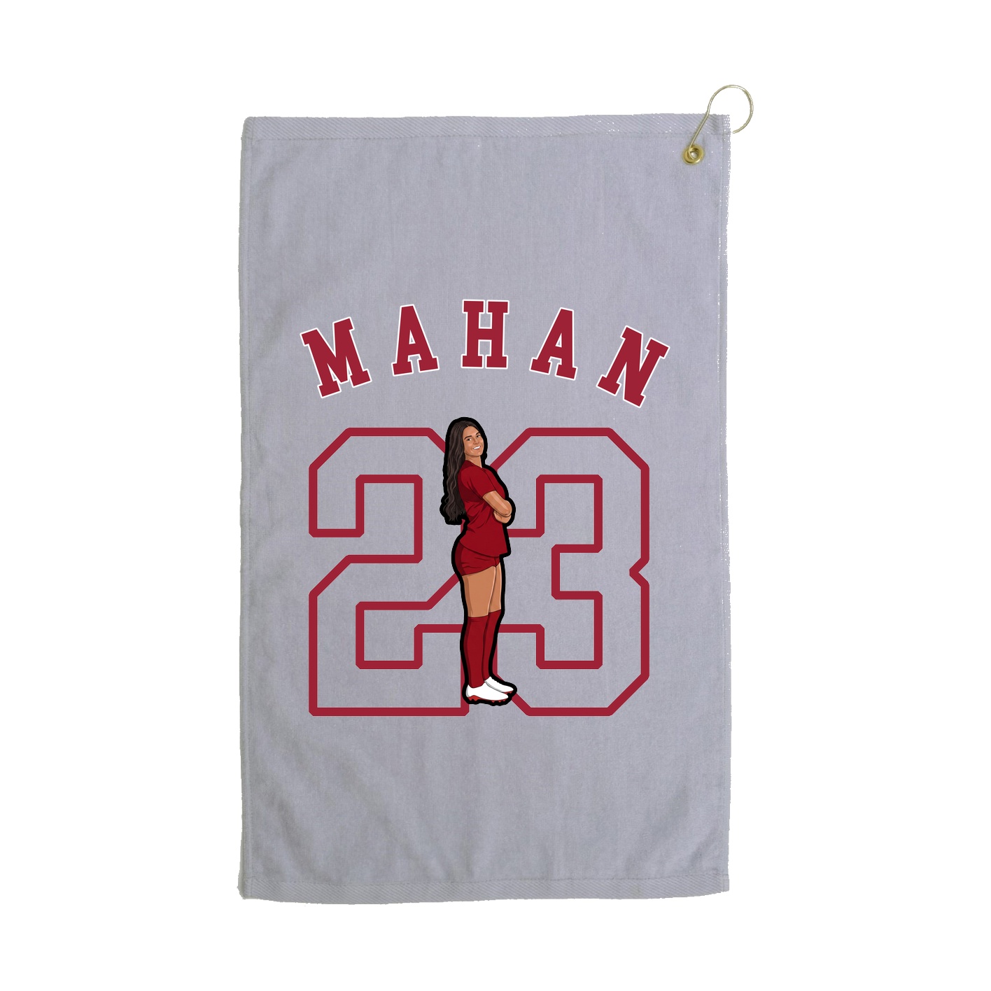Golf Towel — Shirsey Arch in Grey