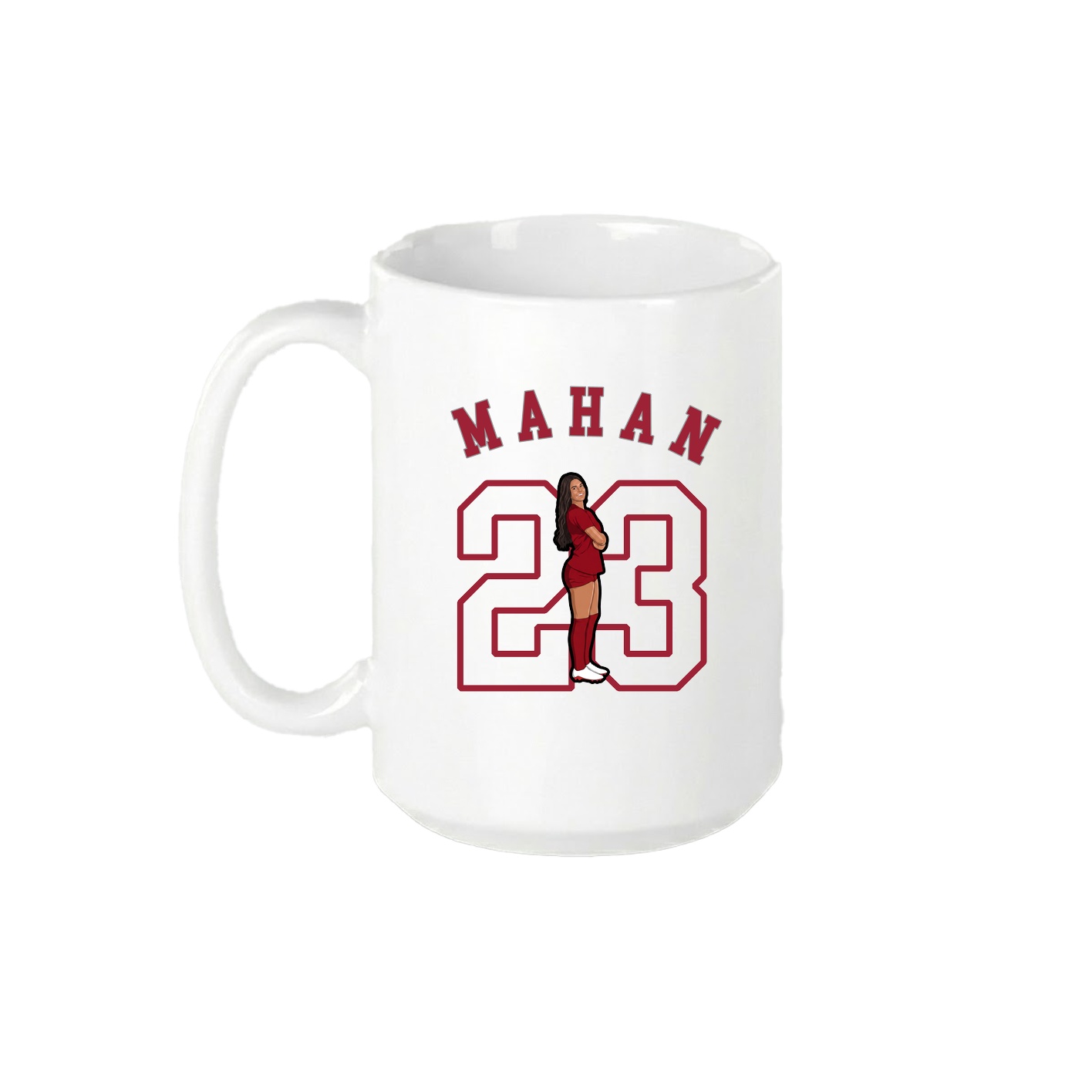 15oz Coffee Mug — Shirsey Arch in White
