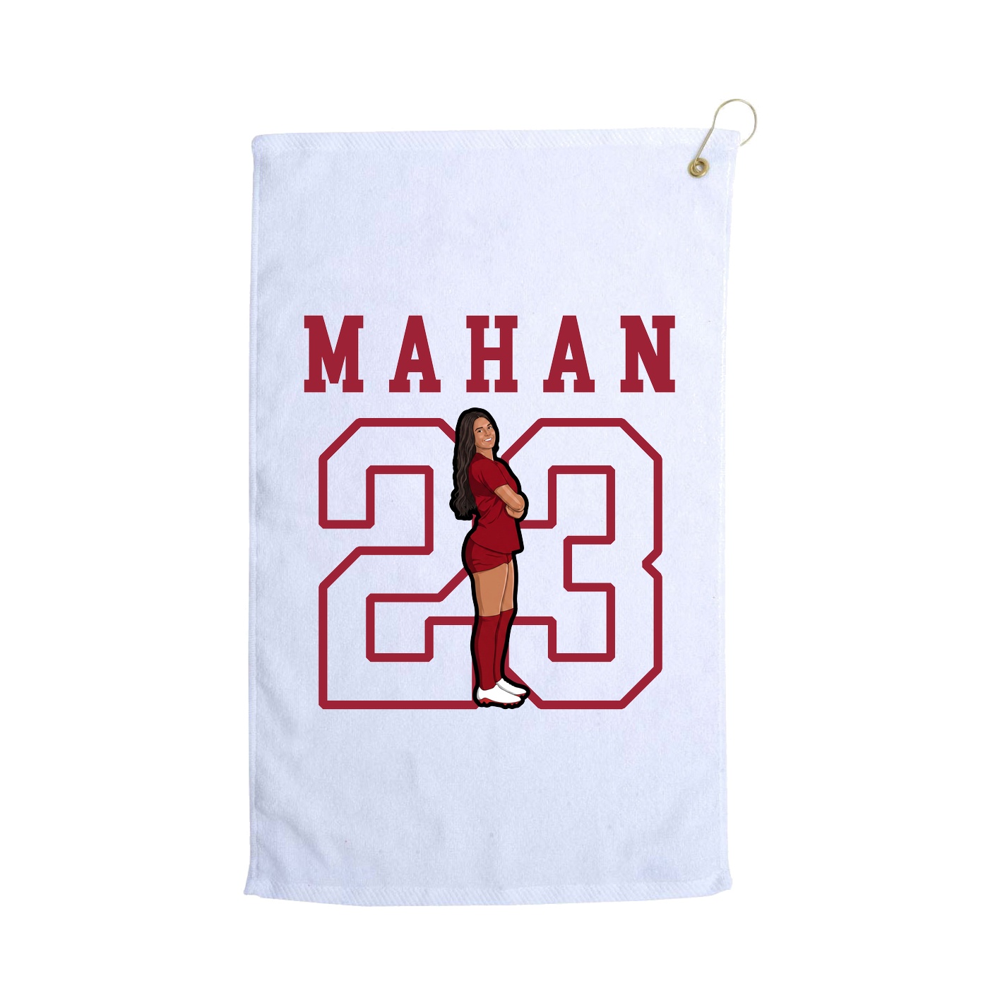 Golf Towel — Shirsey in White