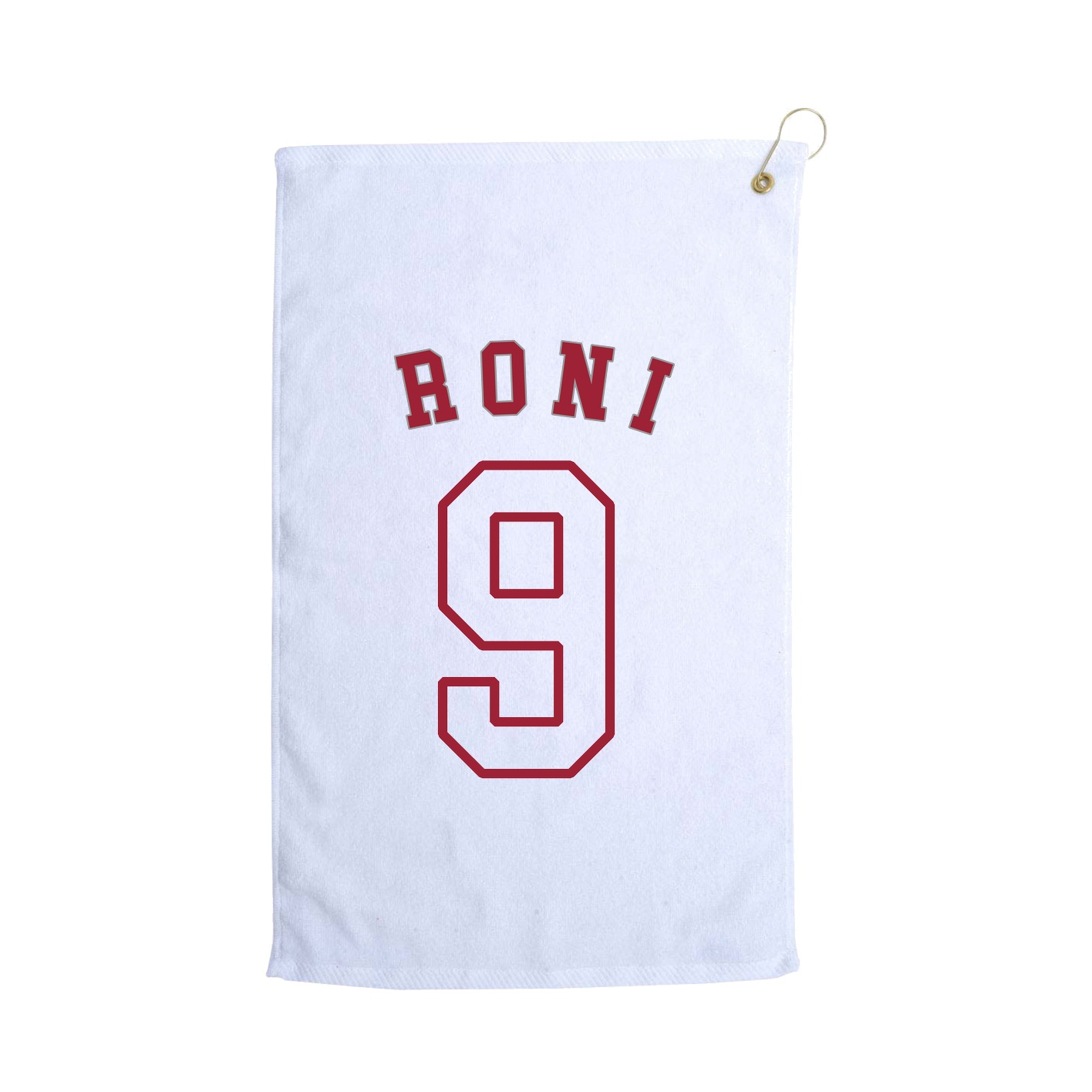 Golf Towel — Shirsey Arch in White