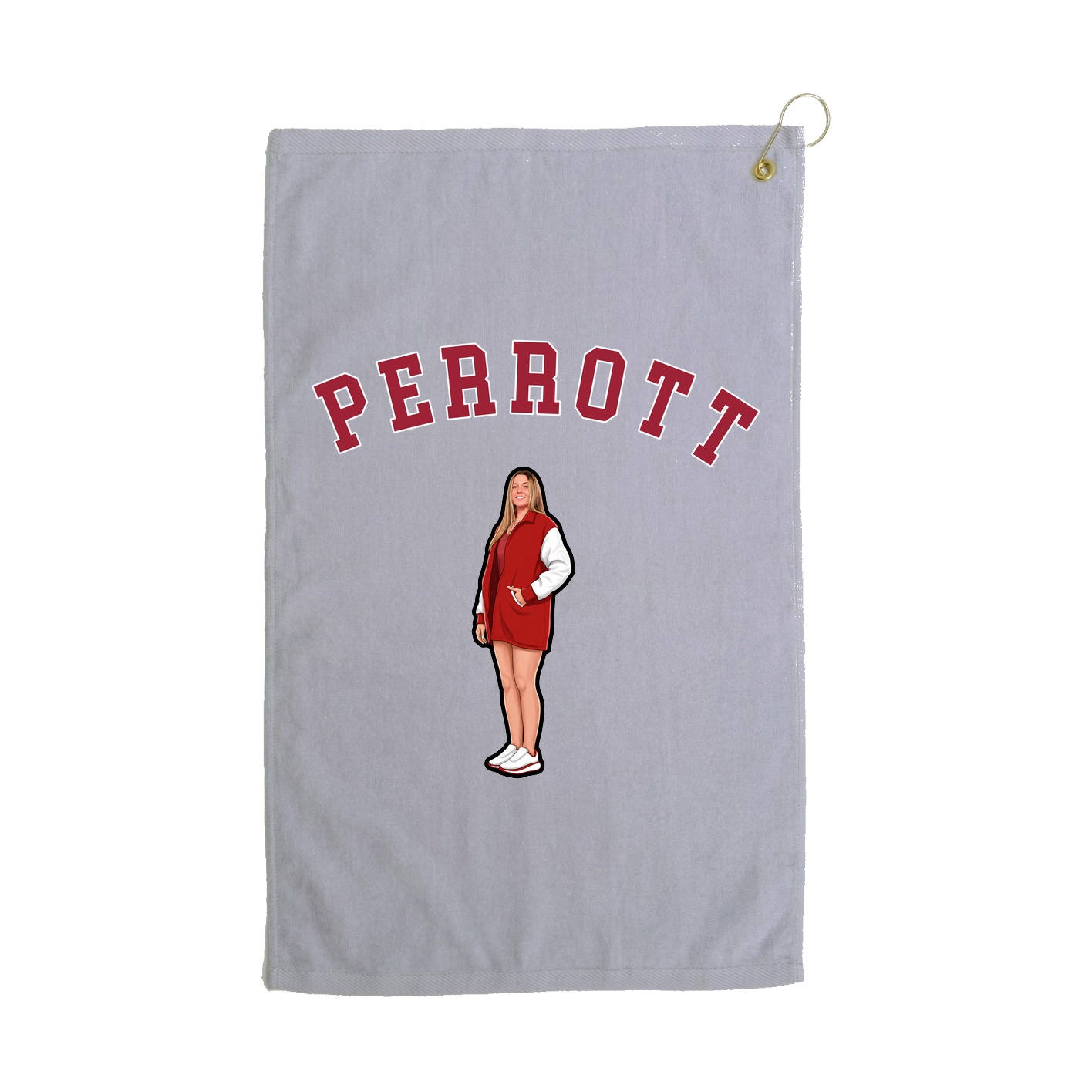 Golf Towel — Shirsey Arch in Grey