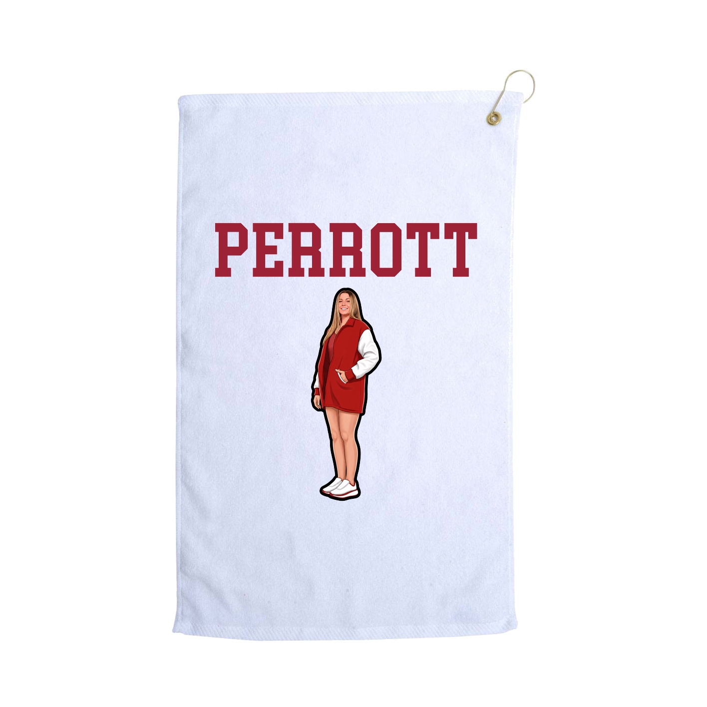 Golf Towel — Shirsey in White