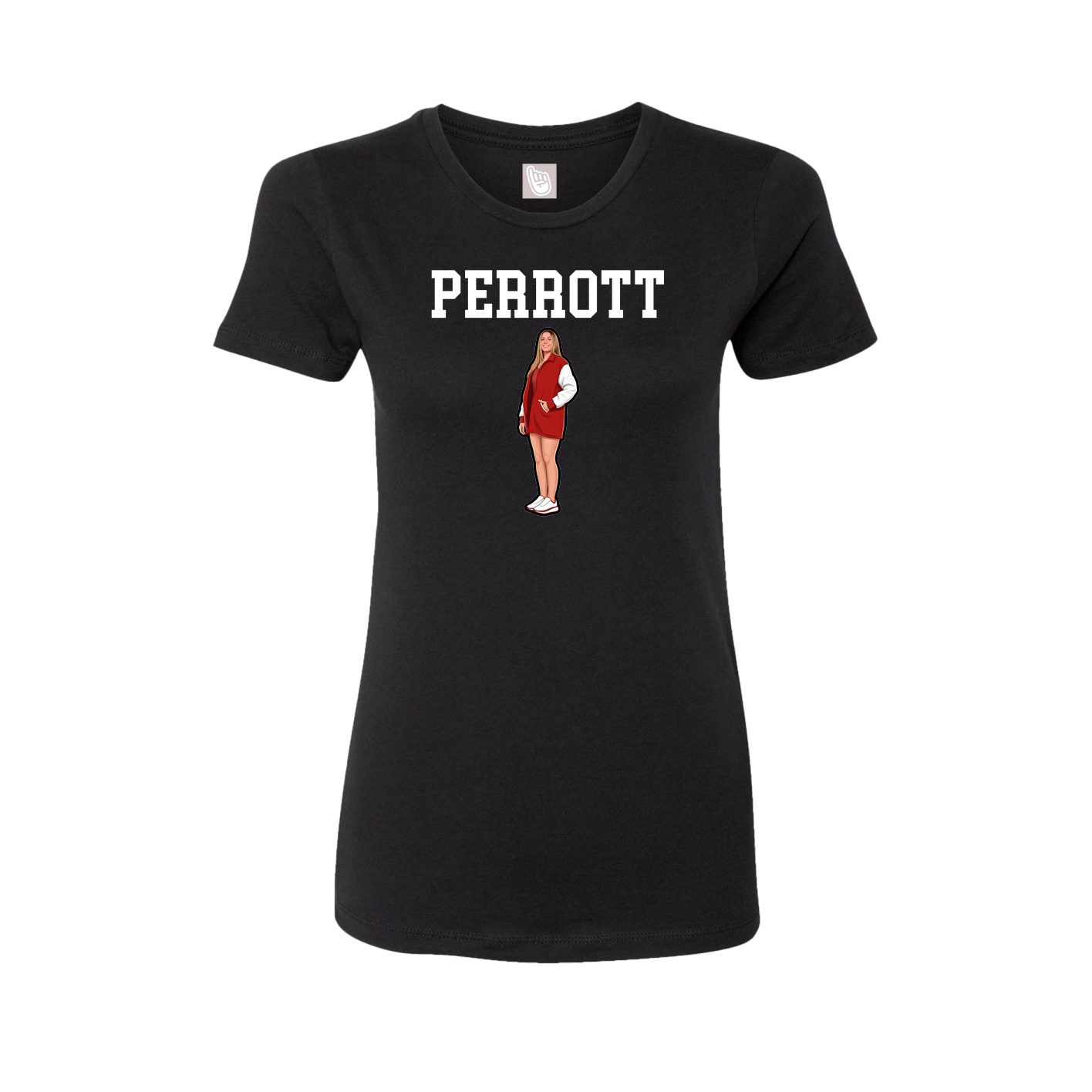 Fitted Women's Tee — Shirsey in Black