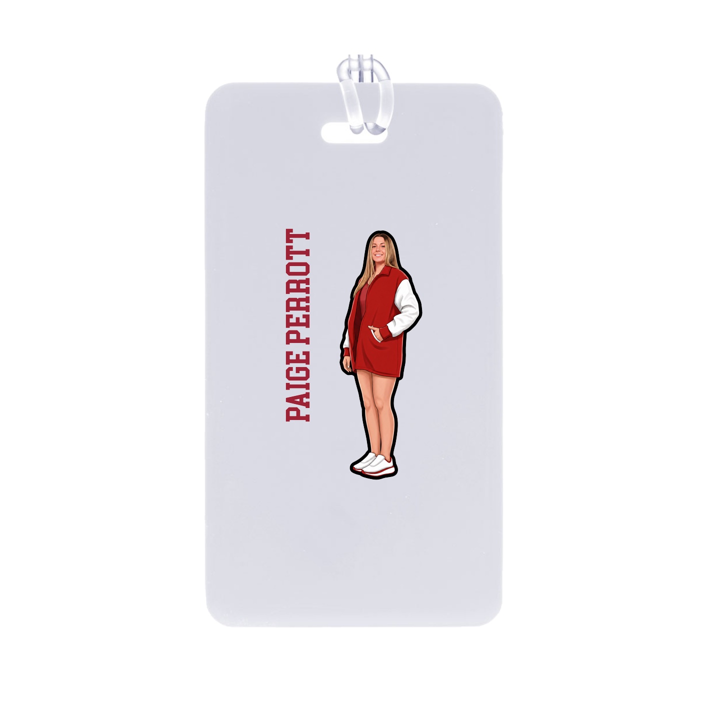 Bag Tag — Name Vertical in Classic