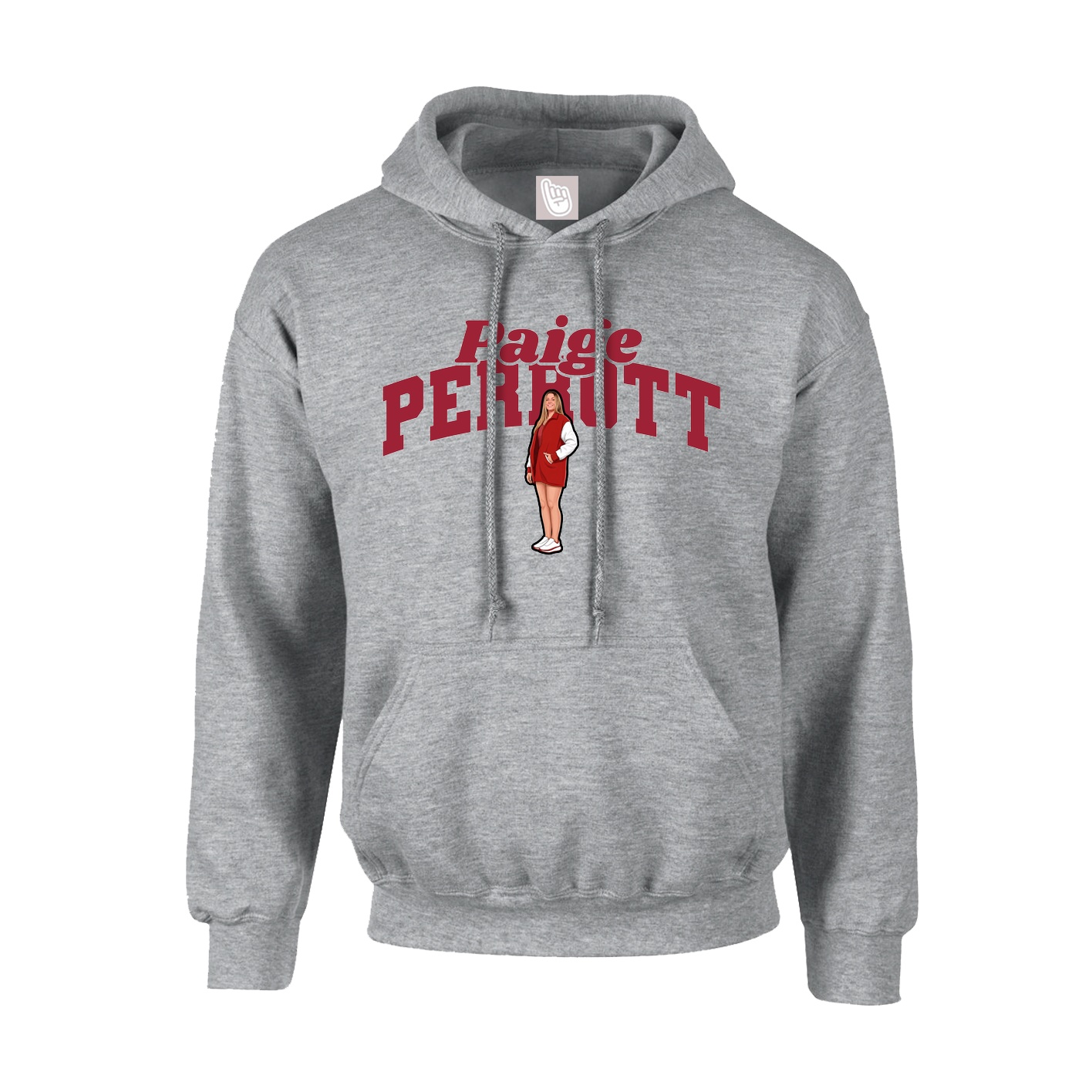Hoodie — Signature Arch in Grey
