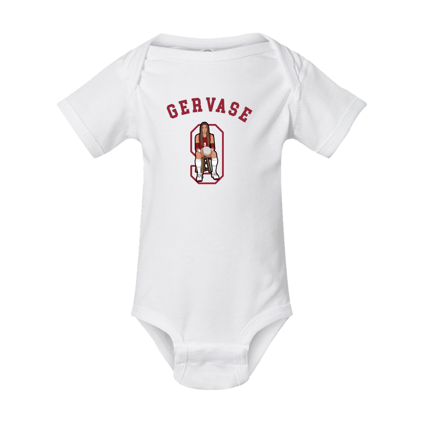 Baby Onesie — Shirsey Arch in White