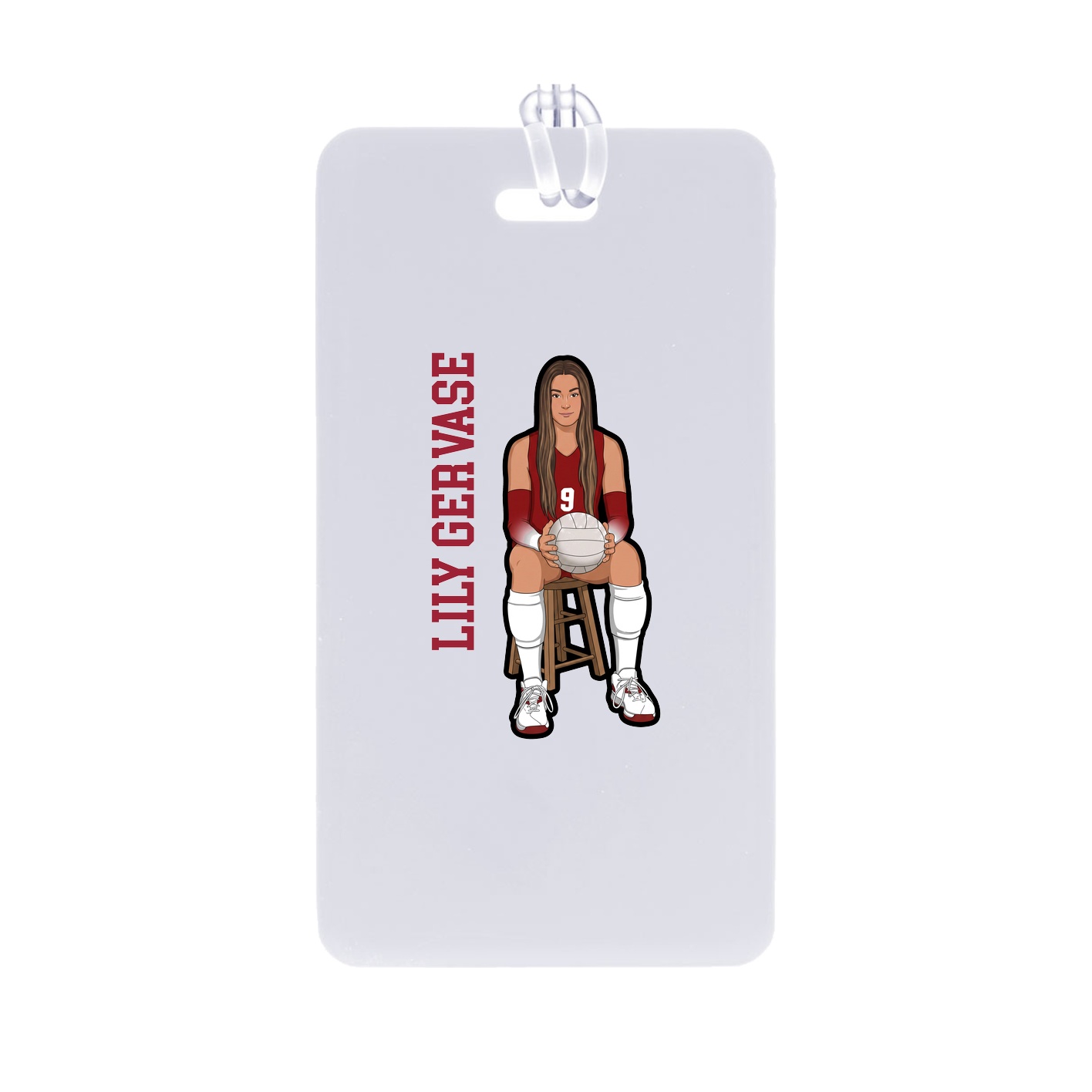 Bag Tag — Name Vertical in Classic