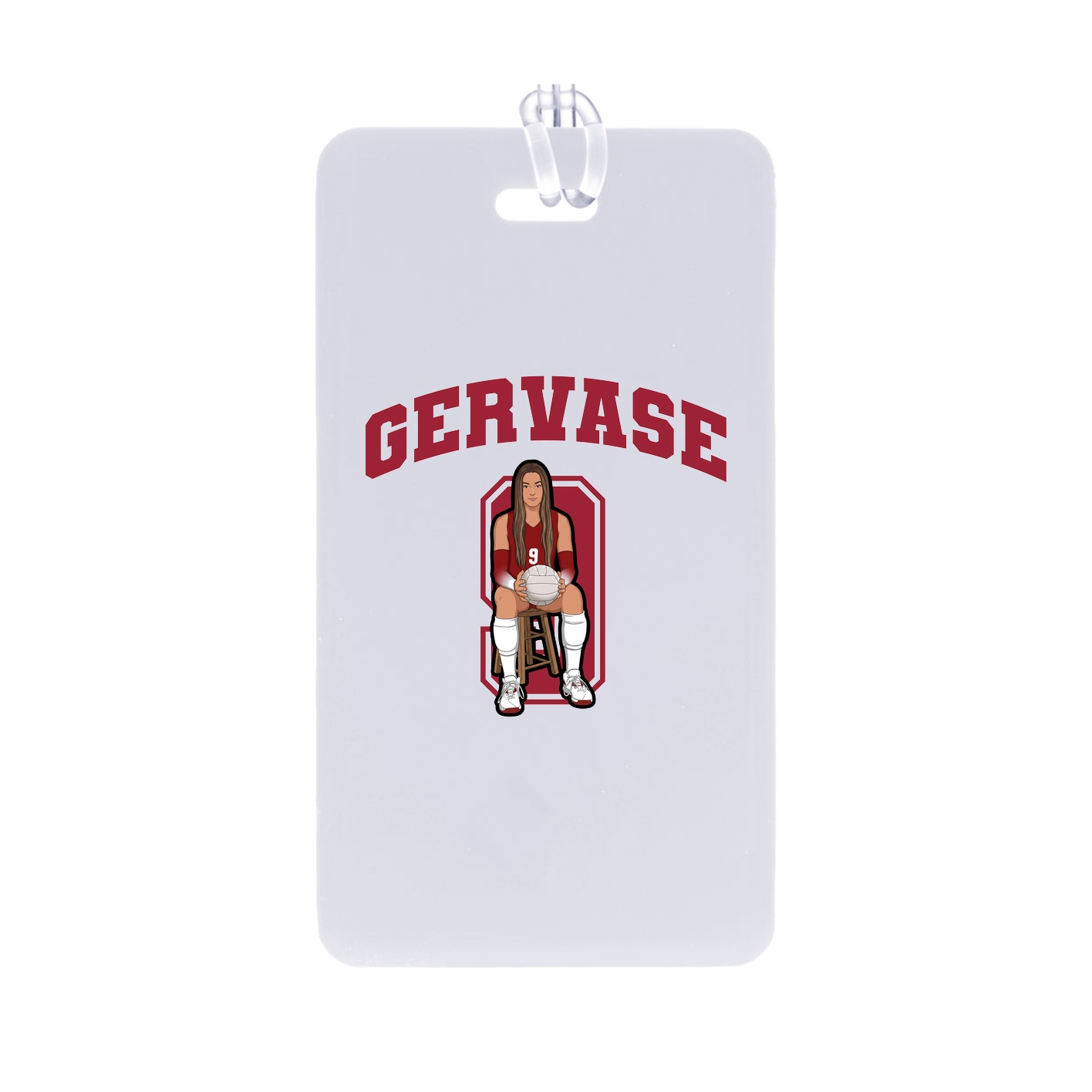 Bag Tag — Number in Classic