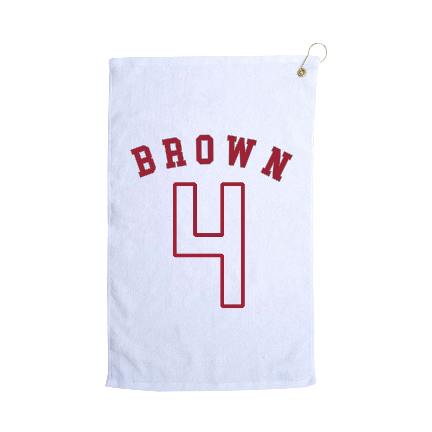 Golf Towel — Shirsey Arch in White