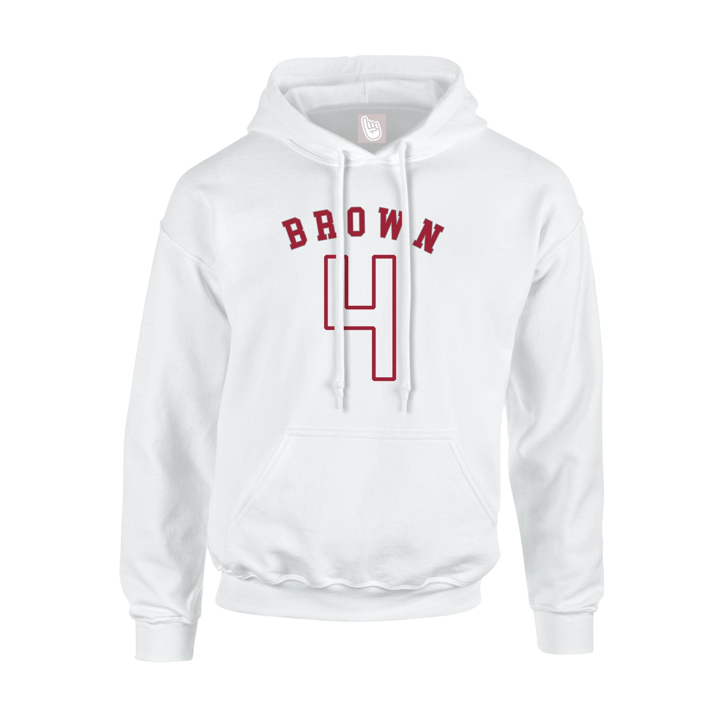 Youth Hoodie — Shirsey Arch in White
