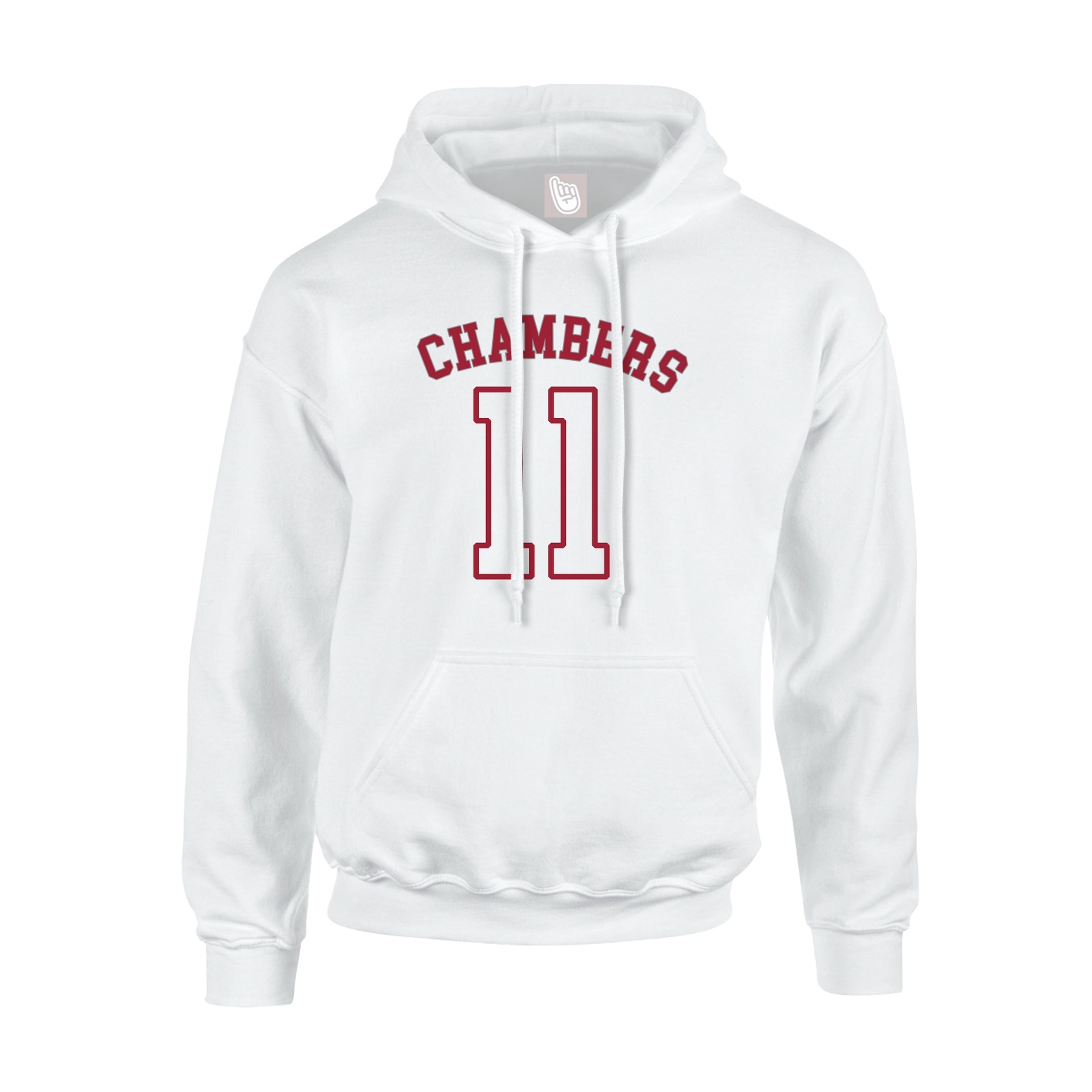 Youth Hoodie — Shirsey Arch in White