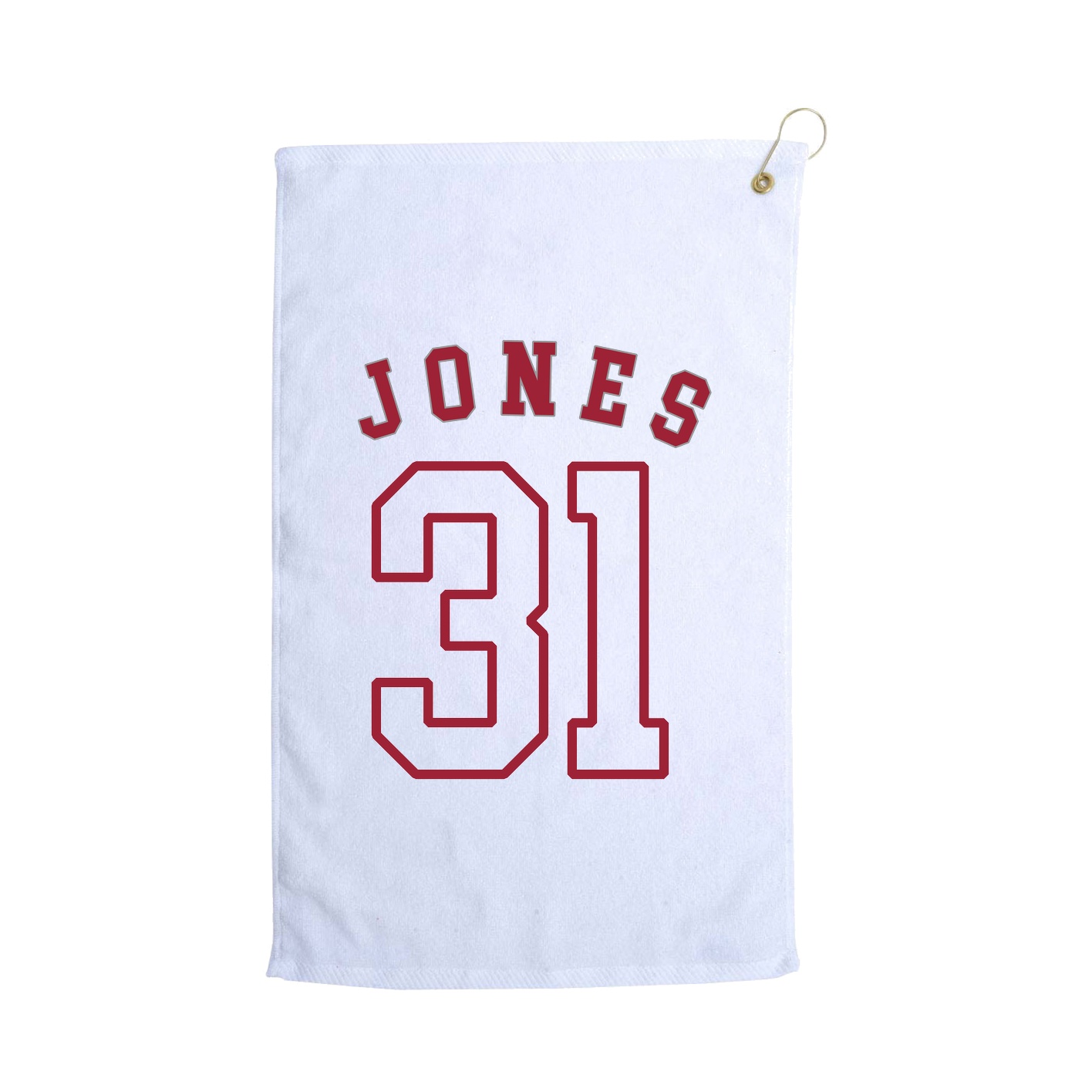 Golf Towel — Shirsey Arch in White