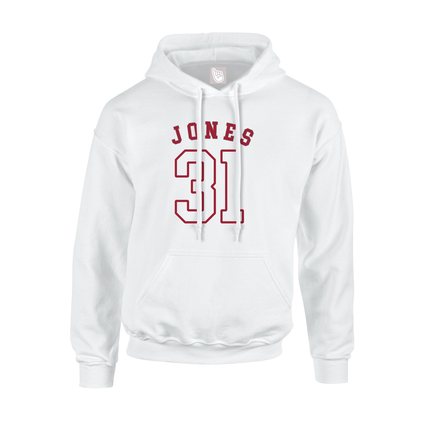 Hoodie — Shirsey Arch in White