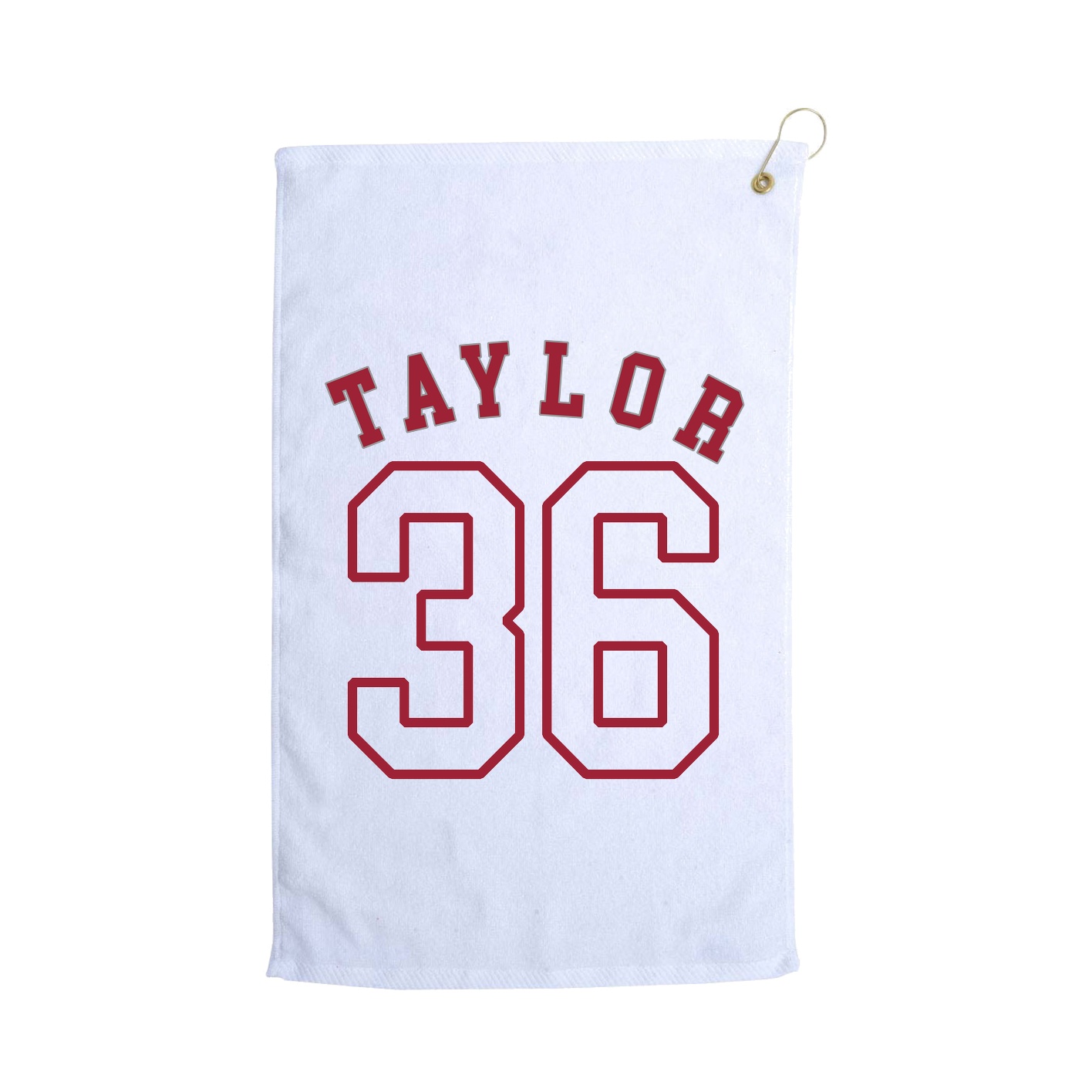 Golf Towel — Shirsey Arch in White
