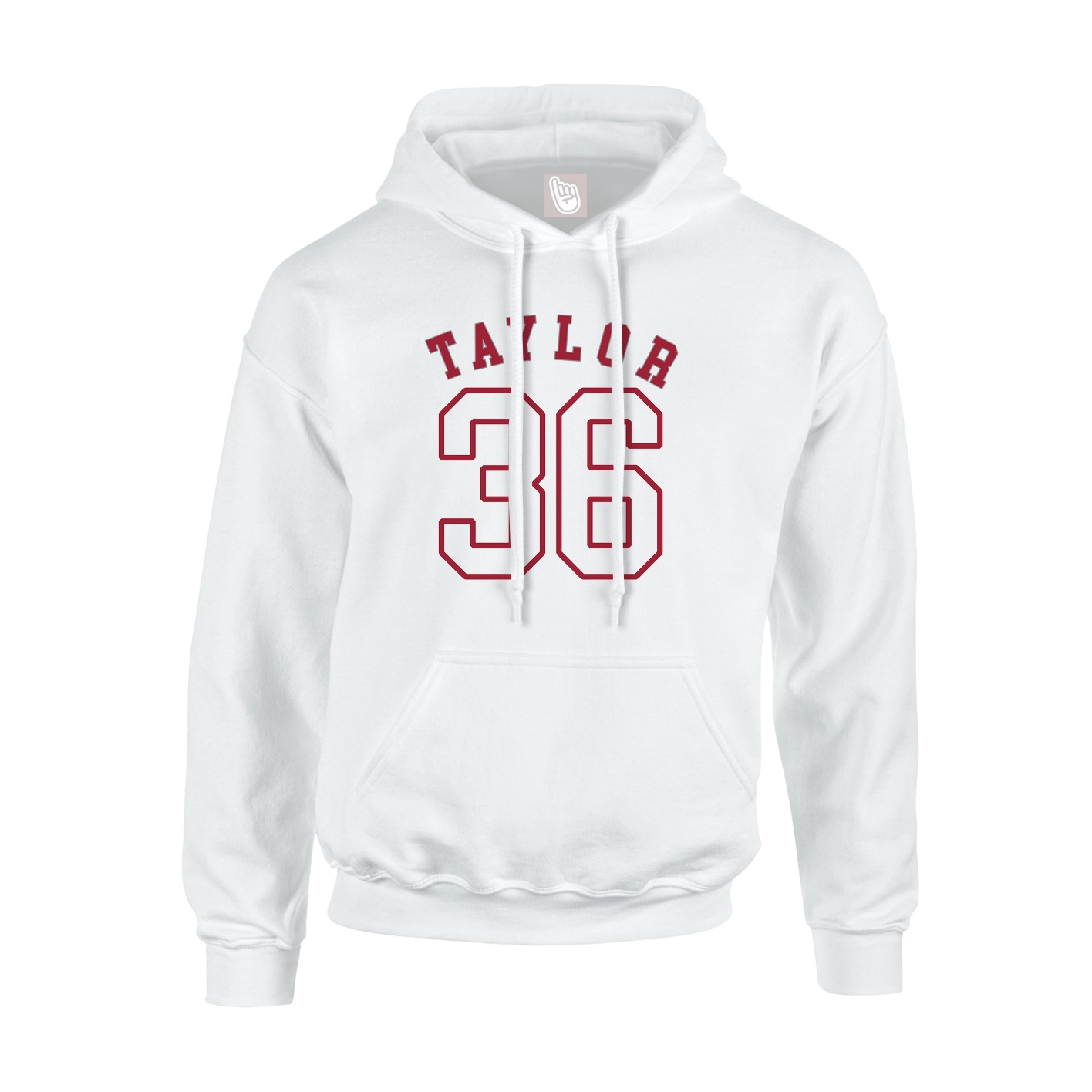 Youth Hoodie — Shirsey Arch in White