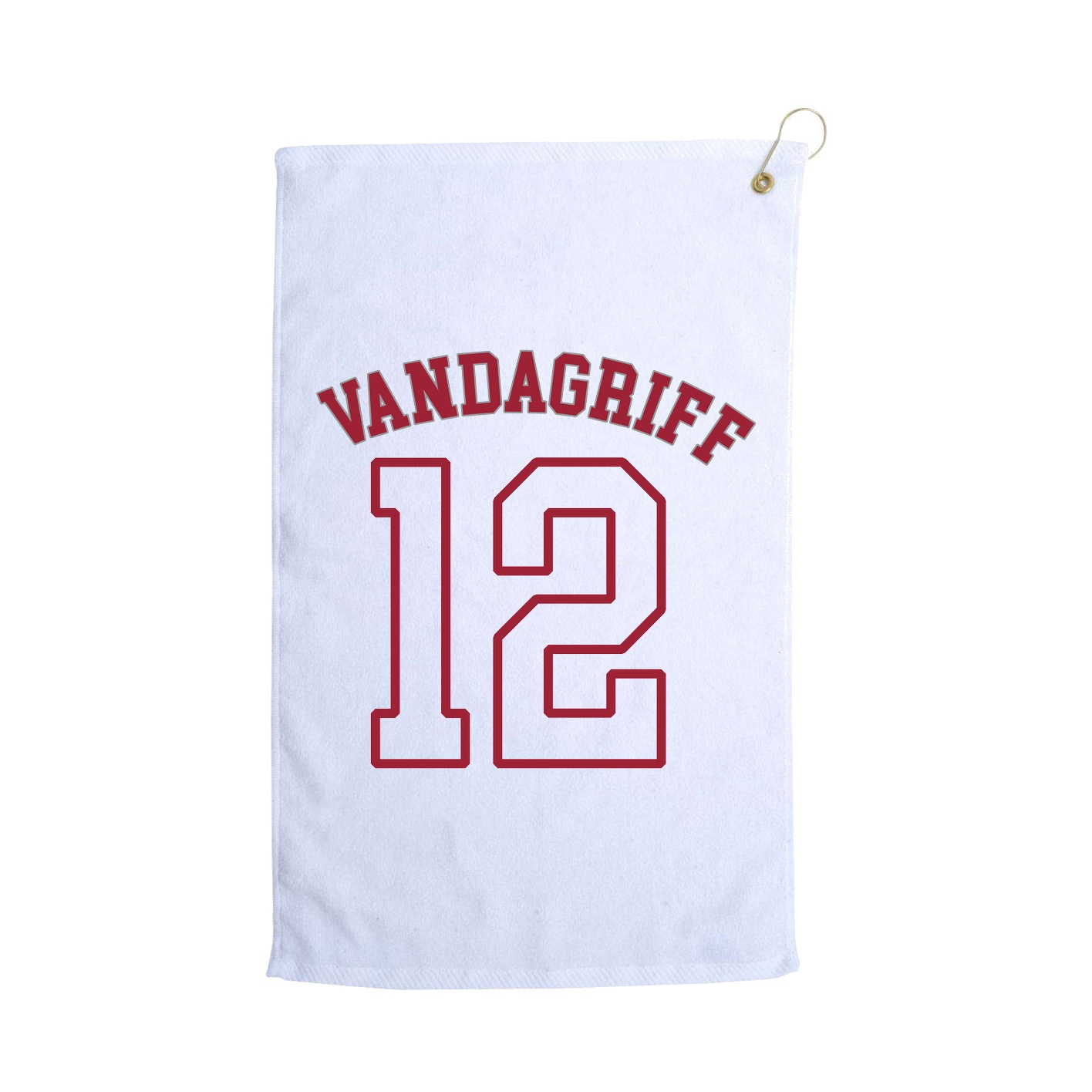 Golf Towel — Shirsey Arch in White