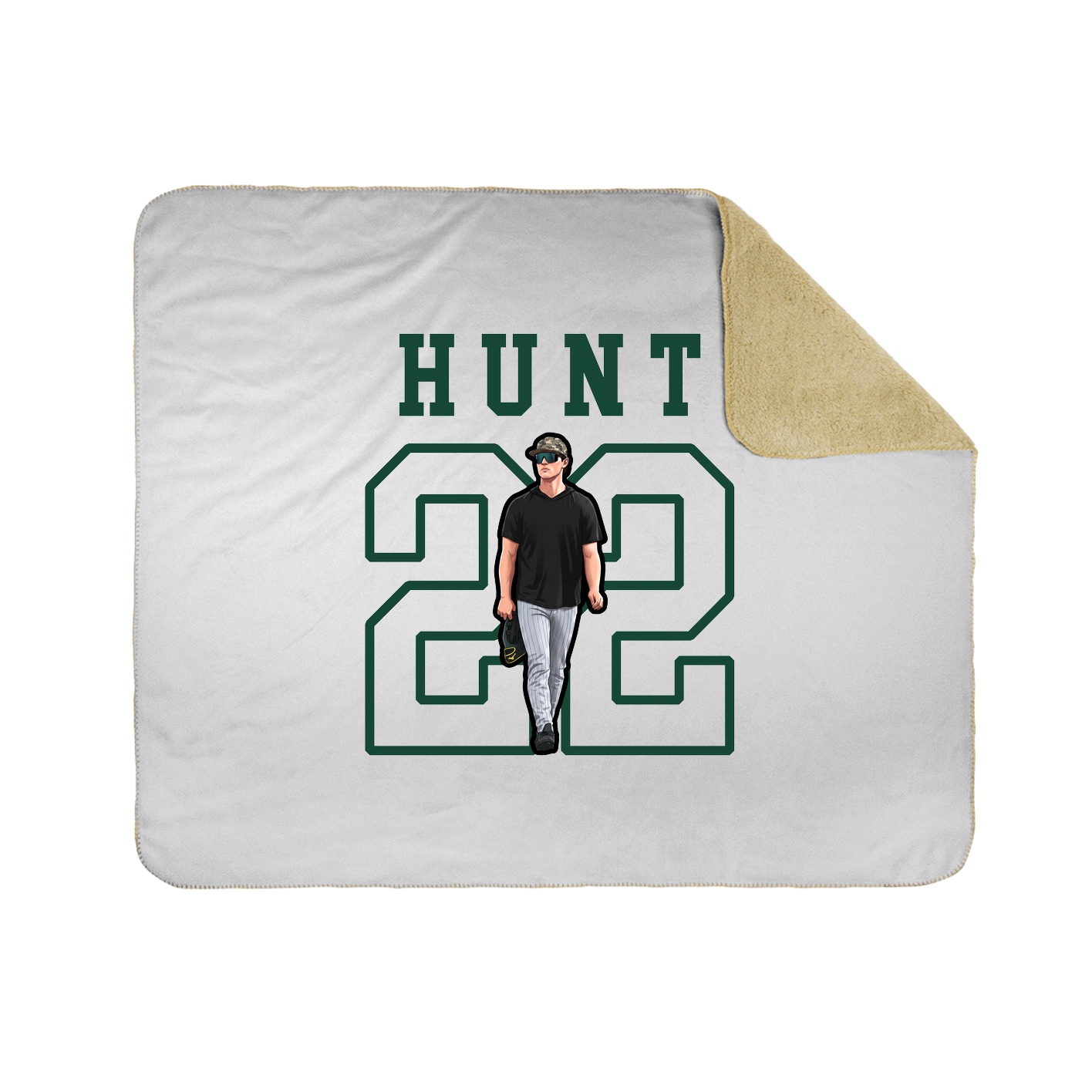 Throw Blanket — Shirsey in White