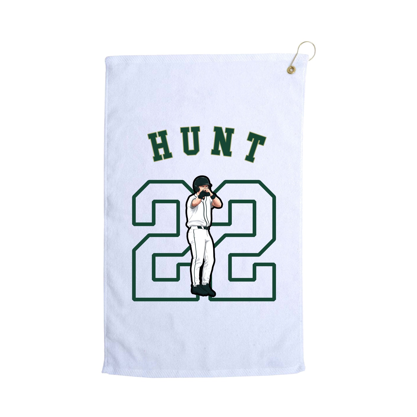 Golf Towel — Shirsey Arch in White
