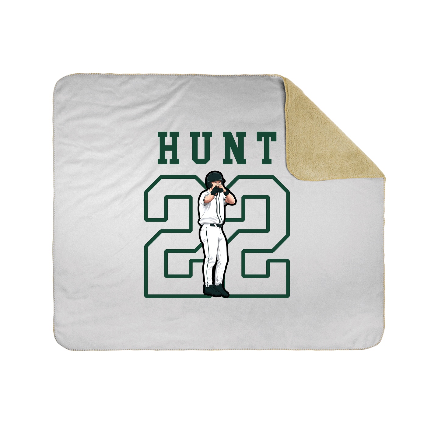 Throw Blanket — Shirsey in White