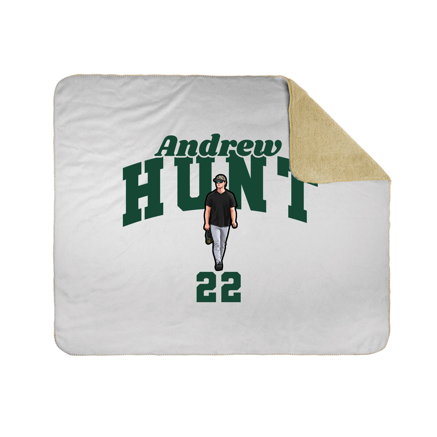 Throw Blanket — Signature Arch in White