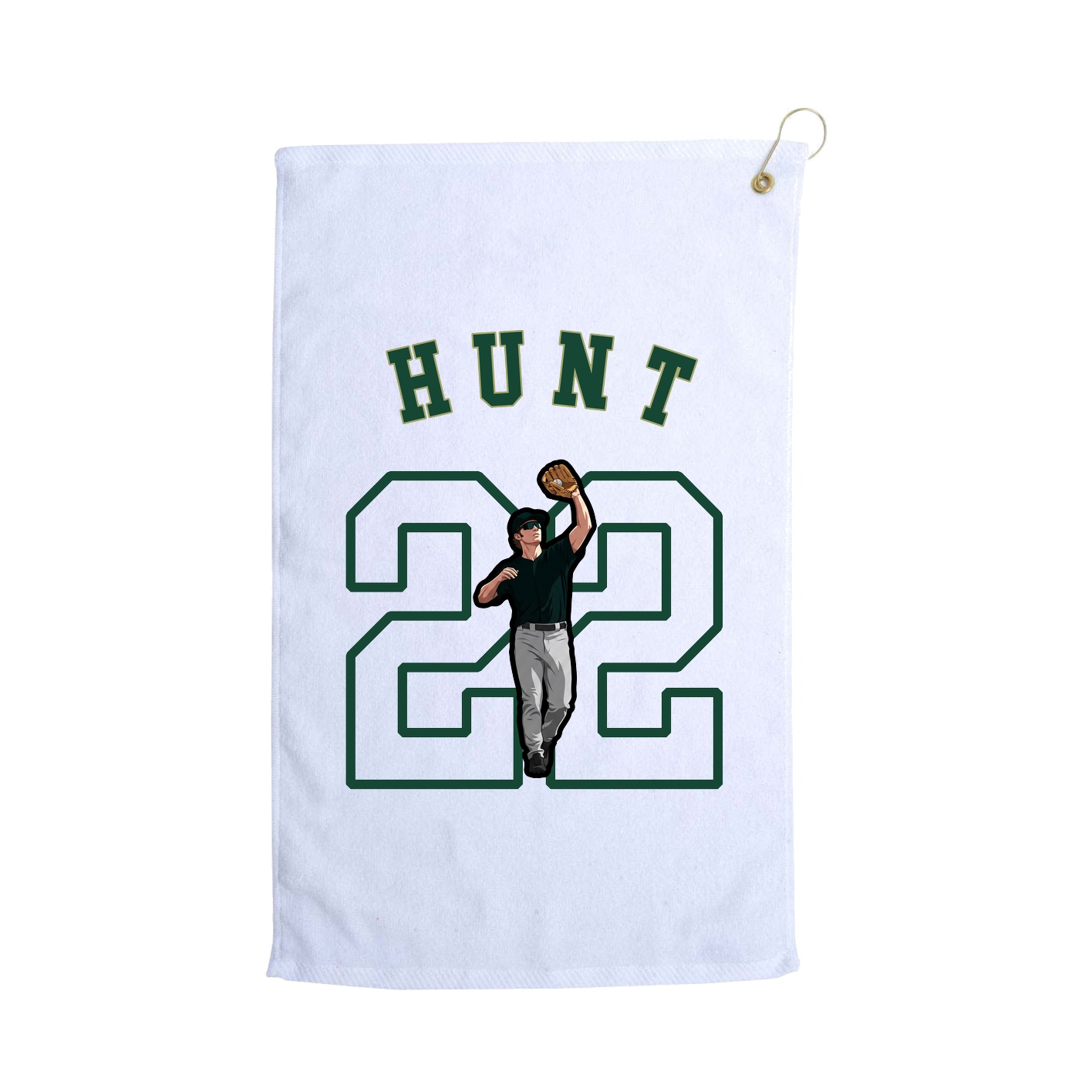 Golf Towel — Shirsey Arch in White