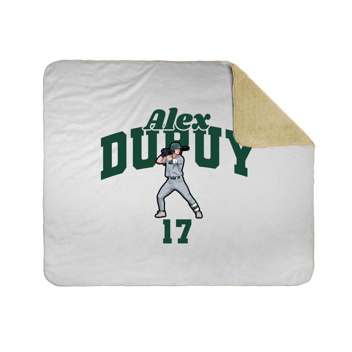 Throw Blanket — Signature Arch in White