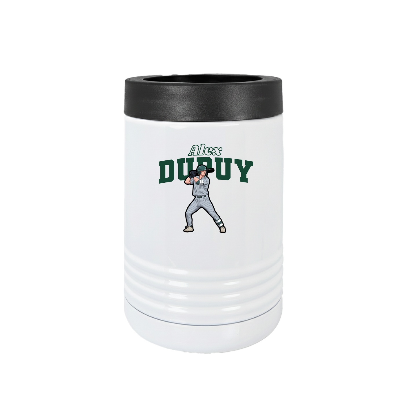 Beverage Holder — Name Arch in White