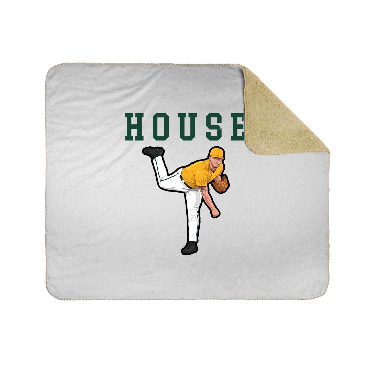 Throw Blanket — Shirsey in White