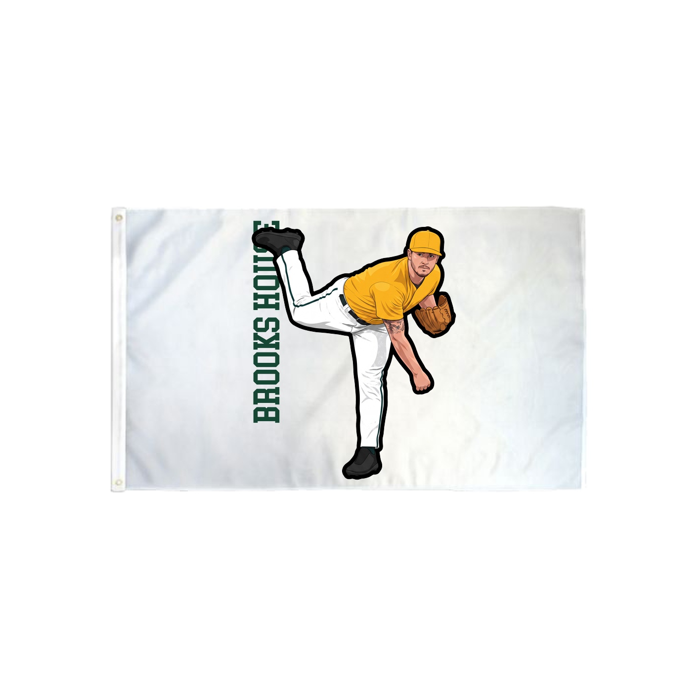 3x5 Flag — Name Vertical in Classic