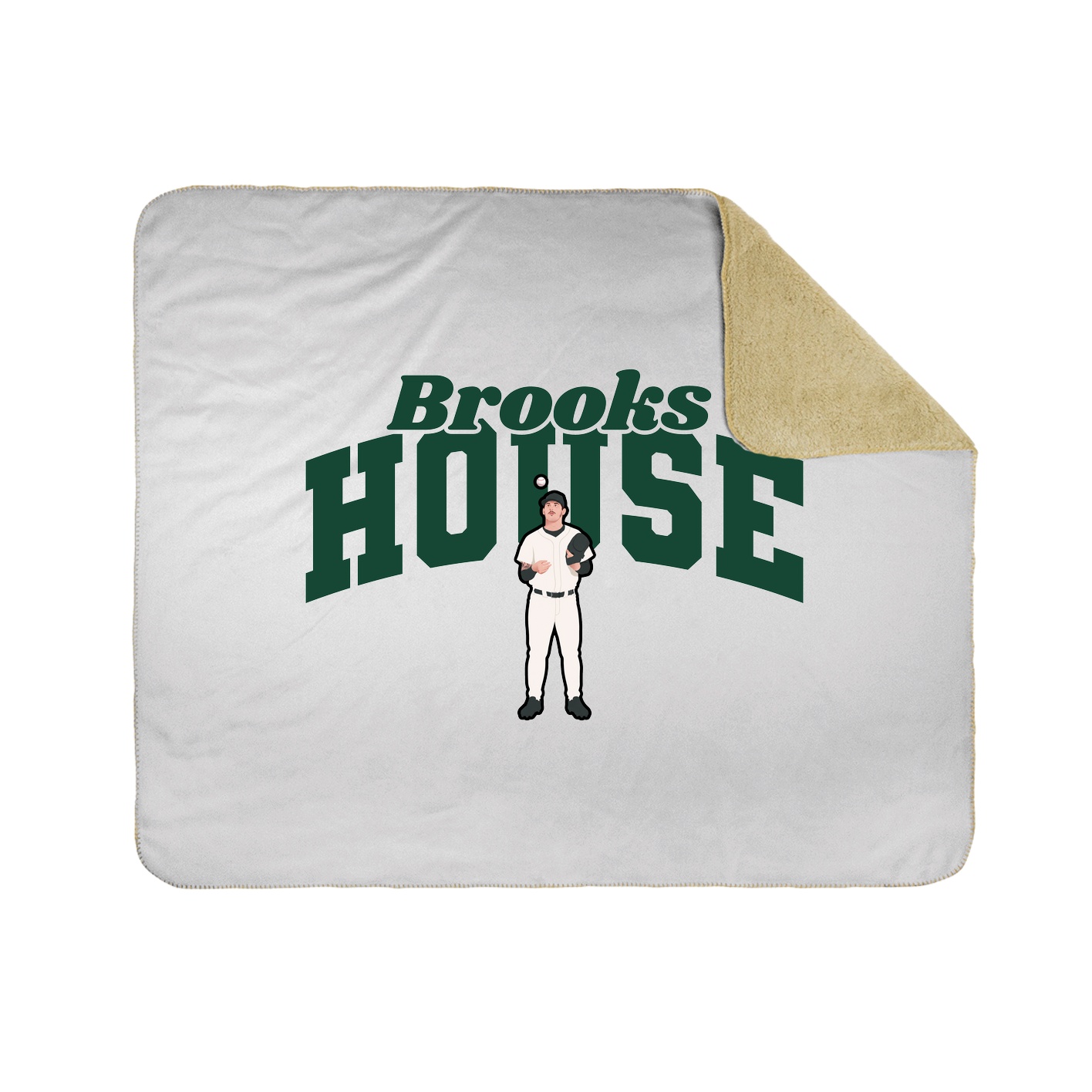 Throw Blanket — Signature Arch in White