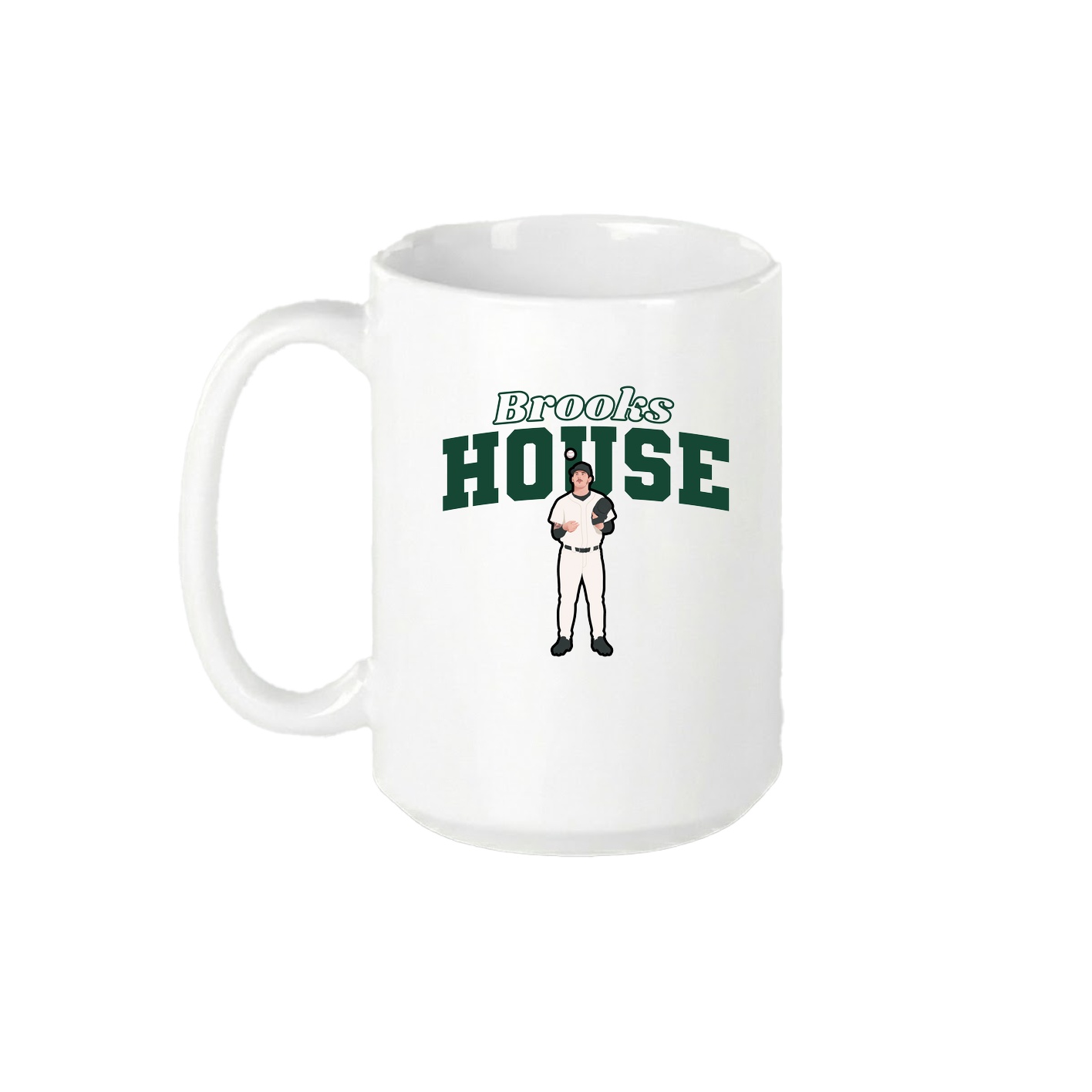 15oz Coffee Mug — Name Arch in White