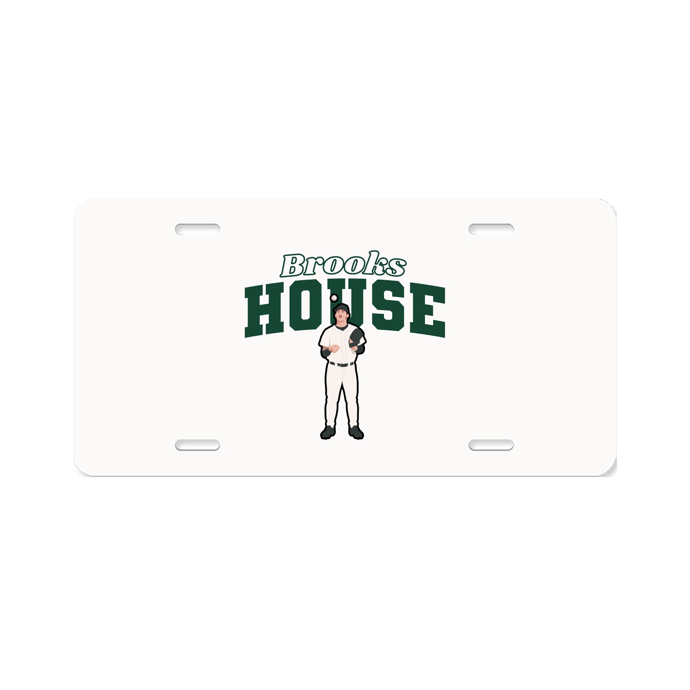 License Plate — Name Arch in Classic