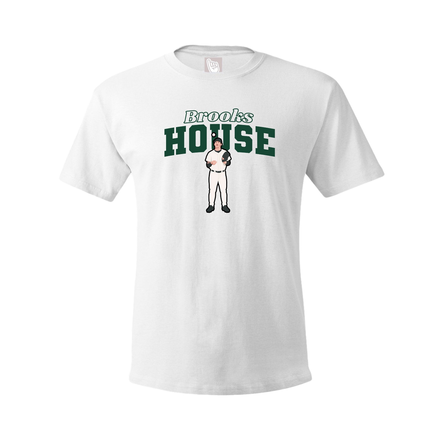 Tee — Name Arch in White