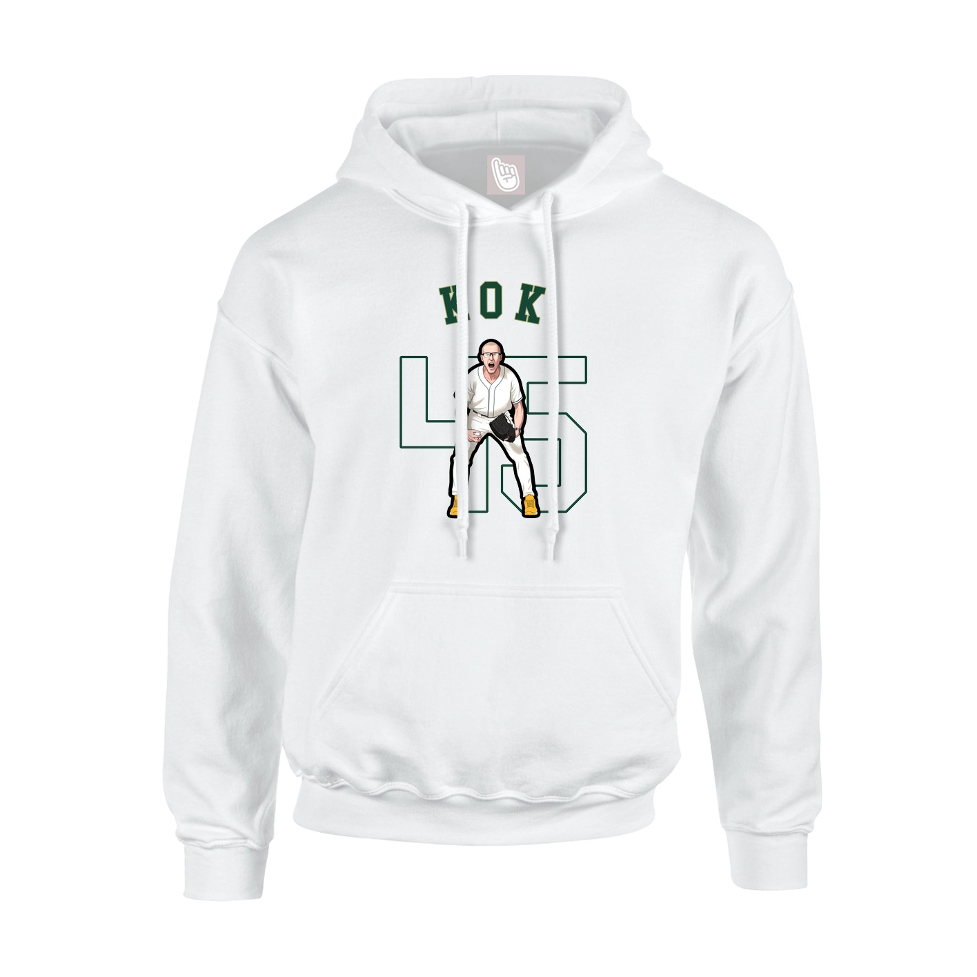 Youth Hoodie — Shirsey Arch in White