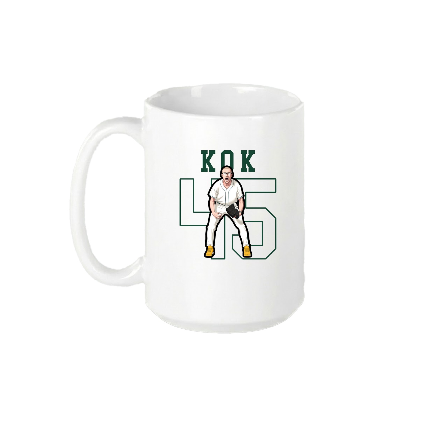 15oz Coffee Mug — Shirsey in White