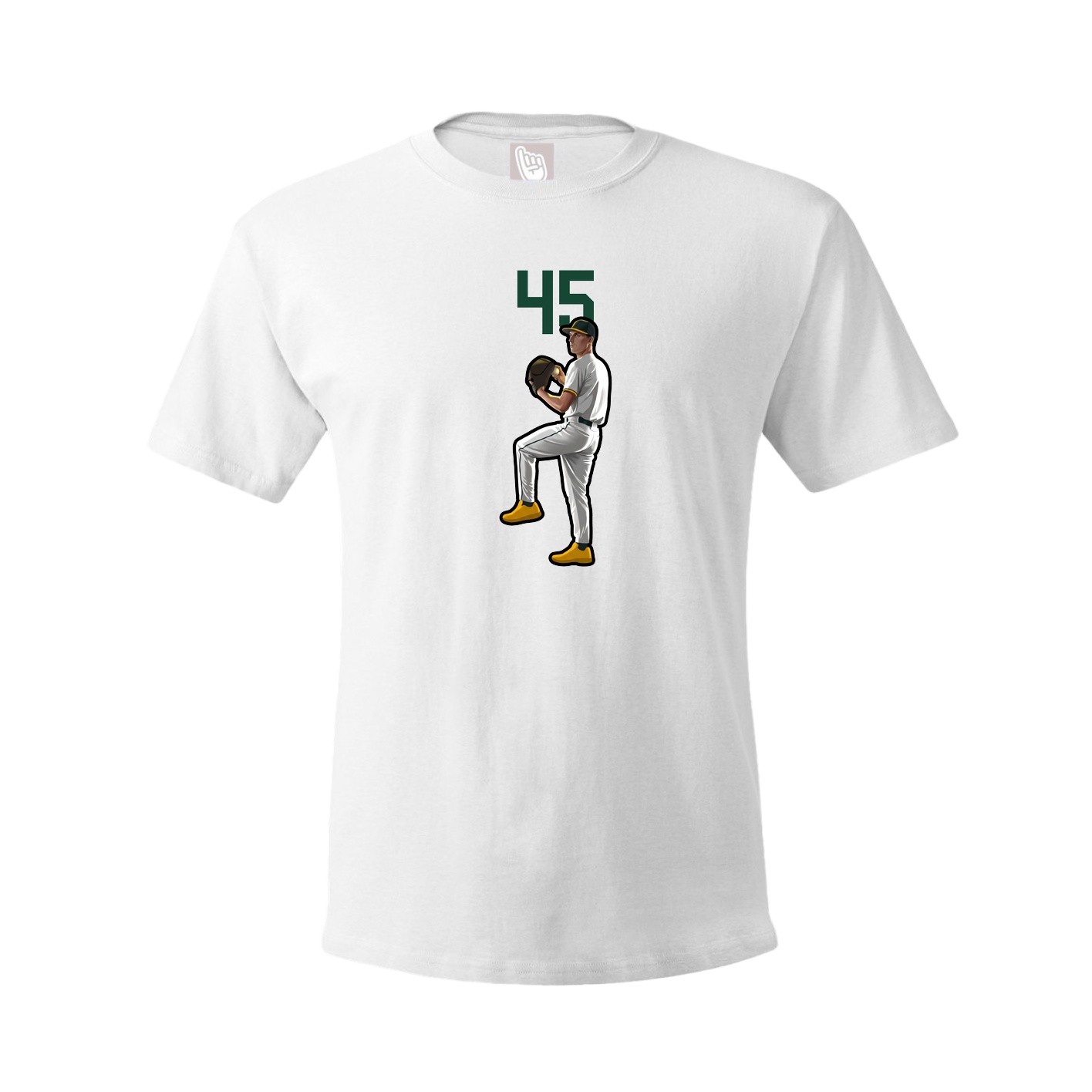 Tee — Number Top in White
