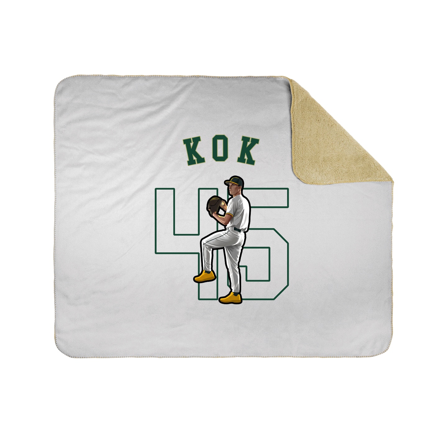 Throw Blanket — Shirsey Arch in White