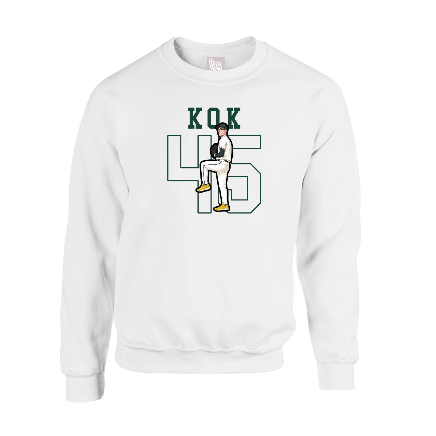 Fleece Crew — Shirsey in White