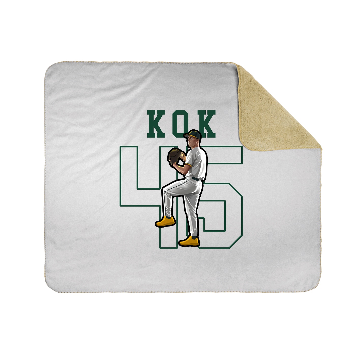 Throw Blanket — Shirsey in White
