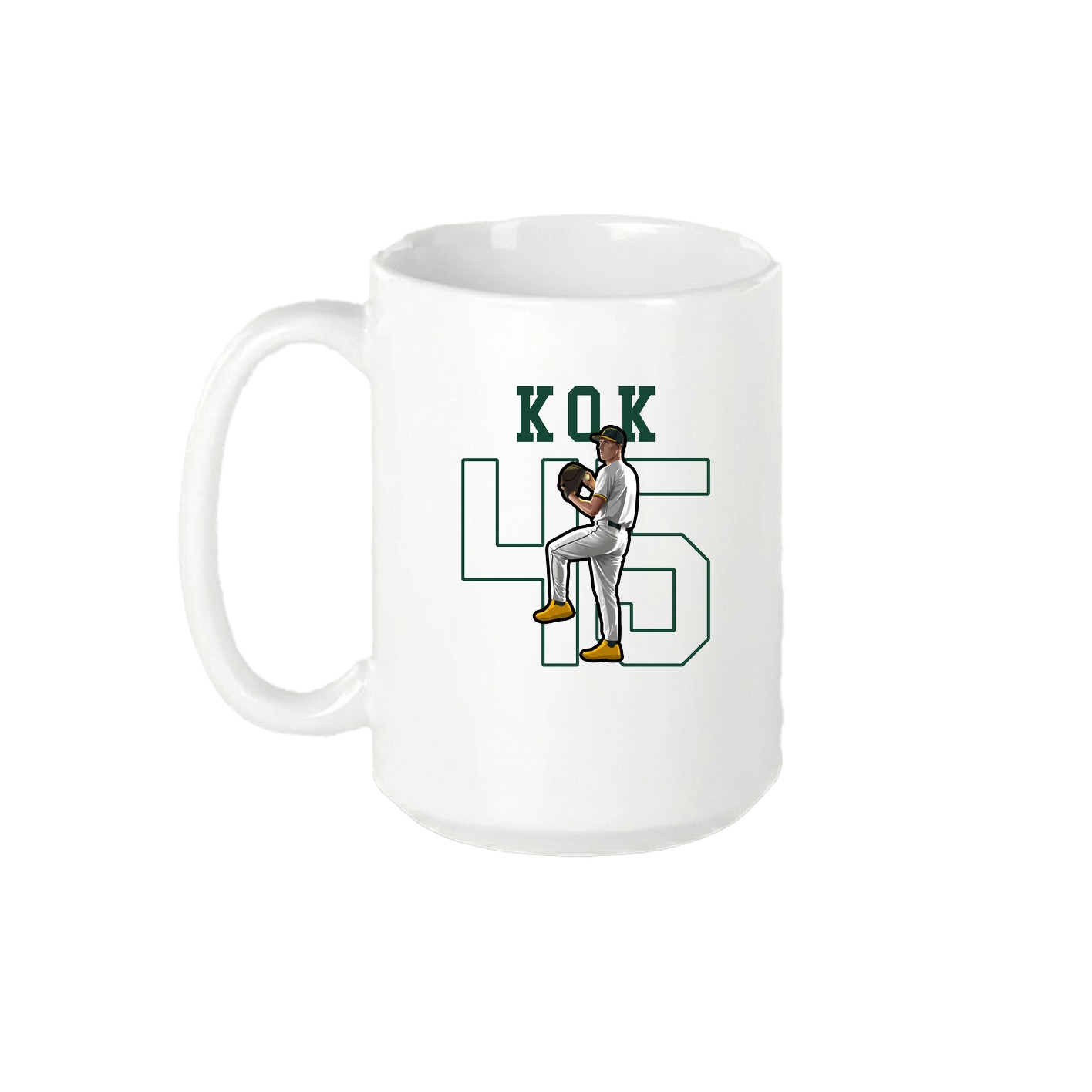 15oz Coffee Mug — Shirsey in White