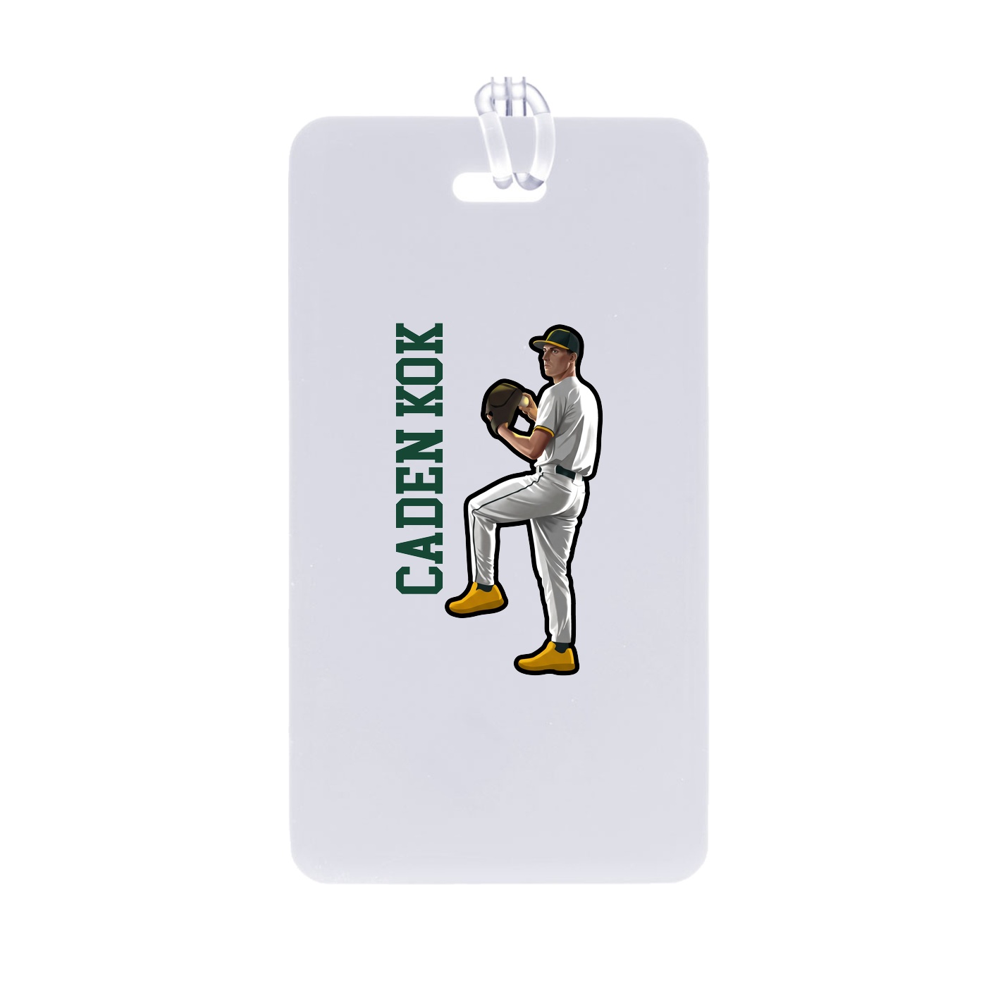Bag Tag — Name Vertical in Classic