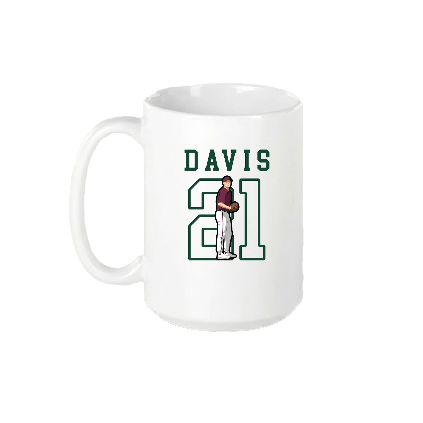 15oz Coffee Mug — Shirsey in White