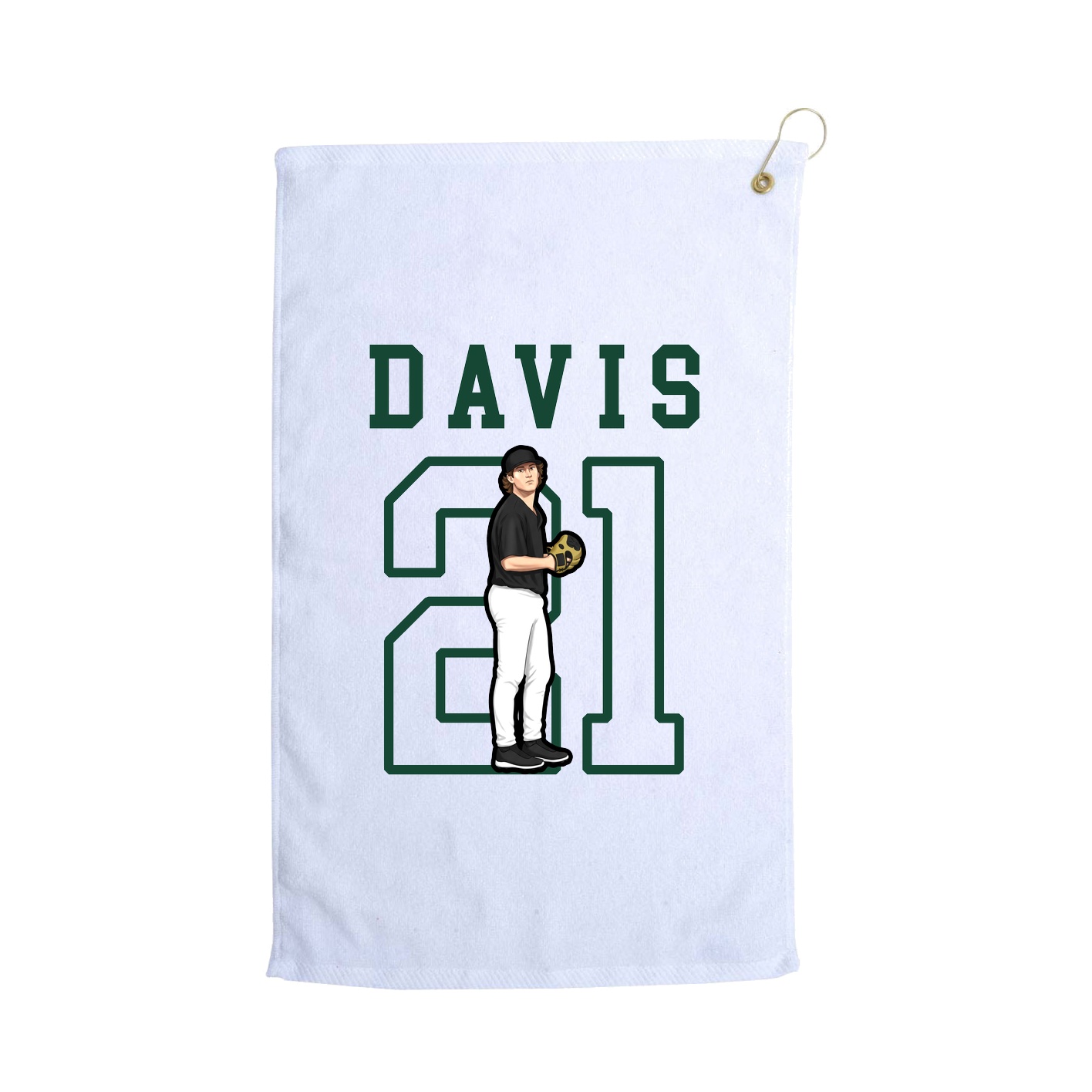 Golf Towel — Shirsey in White