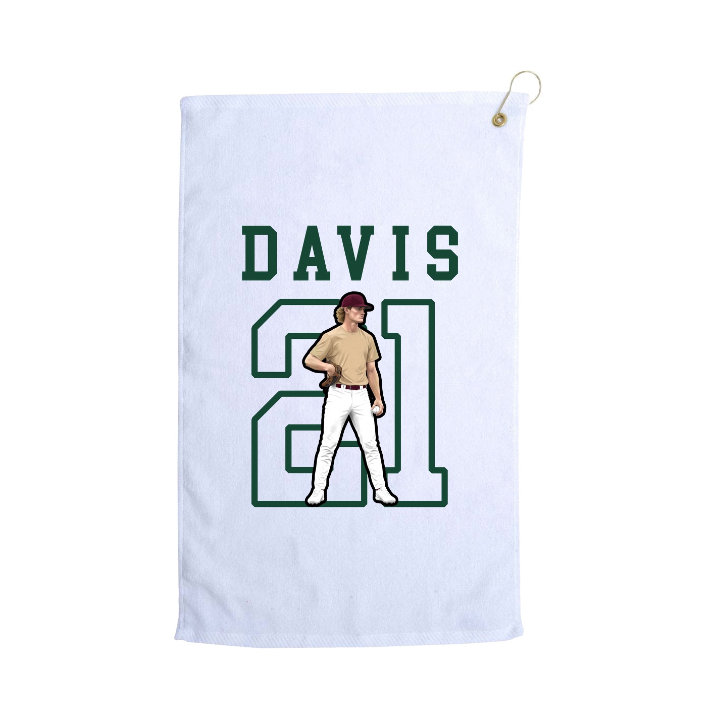 Golf Towel — Shirsey in White